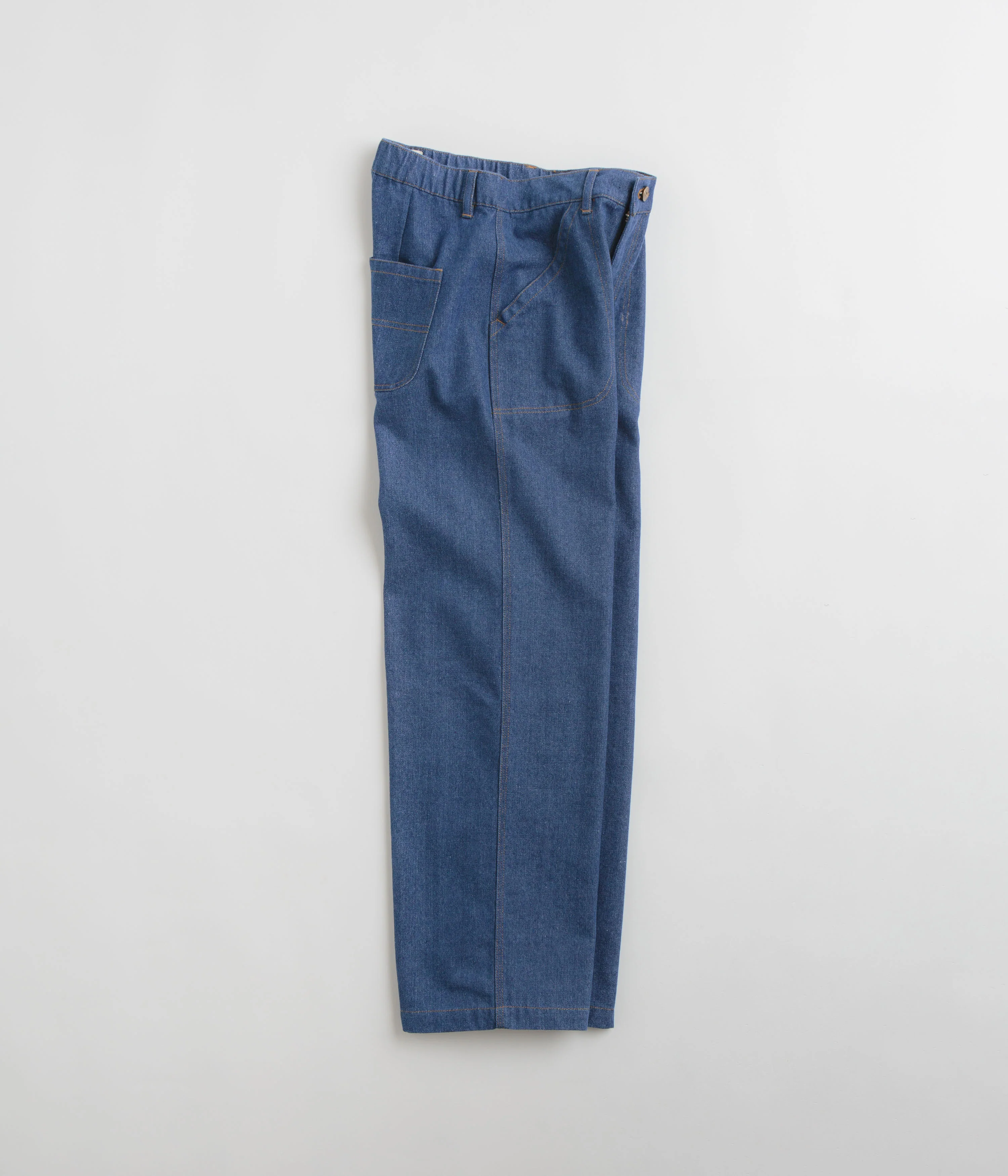 Mollusk Womens Painter Pants - Indigo Denim - Image 2