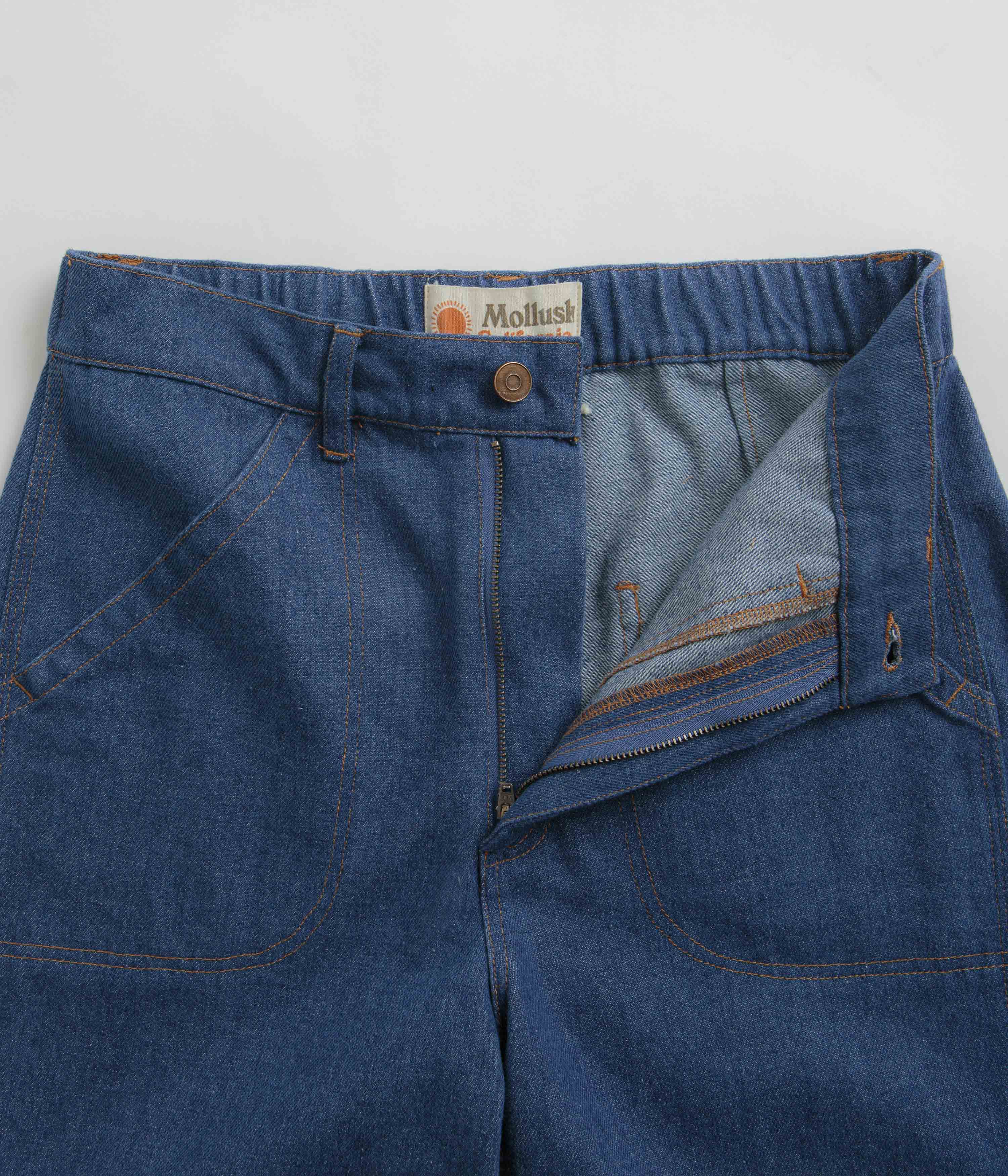 Mollusk Womens Painter Pants - Indigo Denim - Image 5