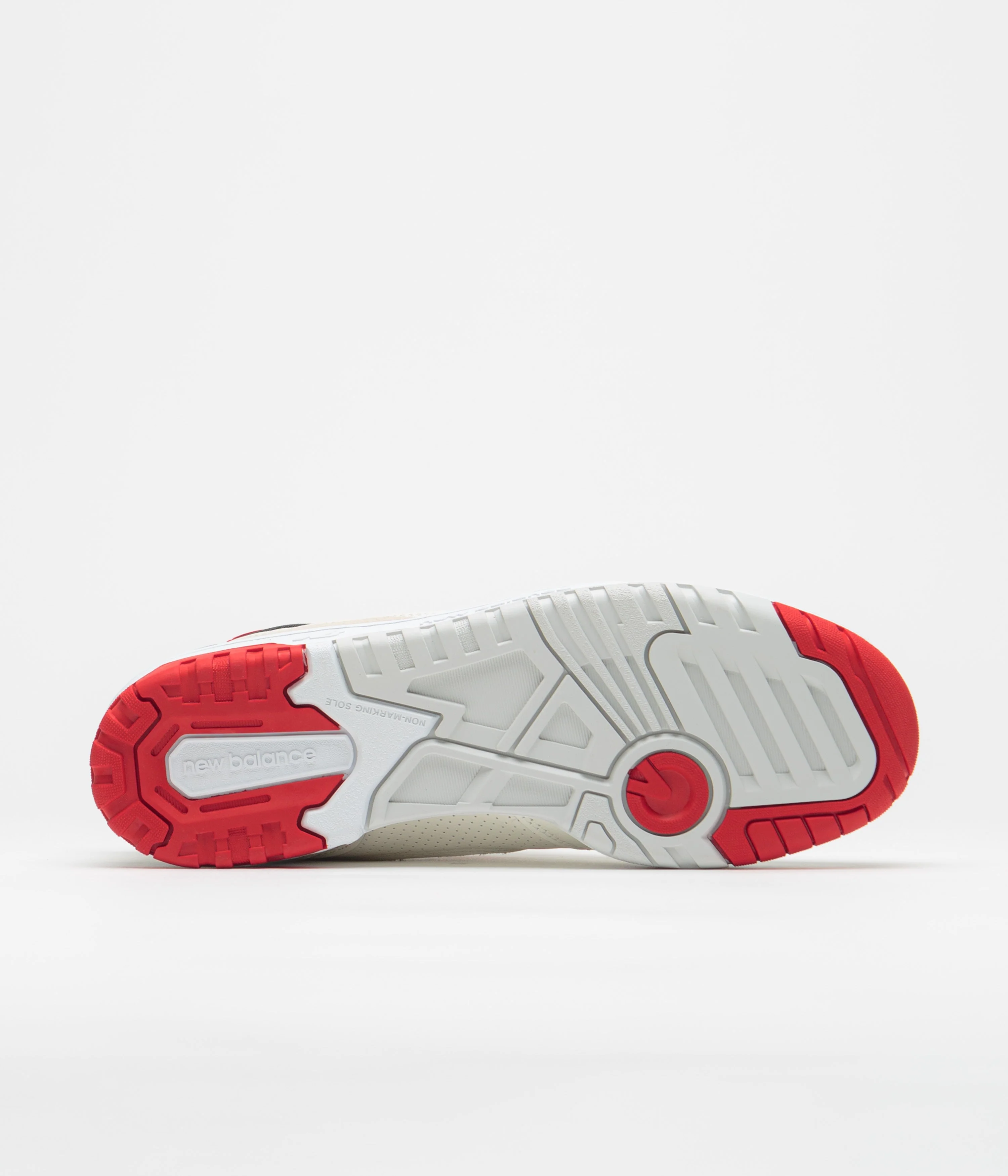 New Balance 550 Shoes - Sea Salt / Red - Image 5