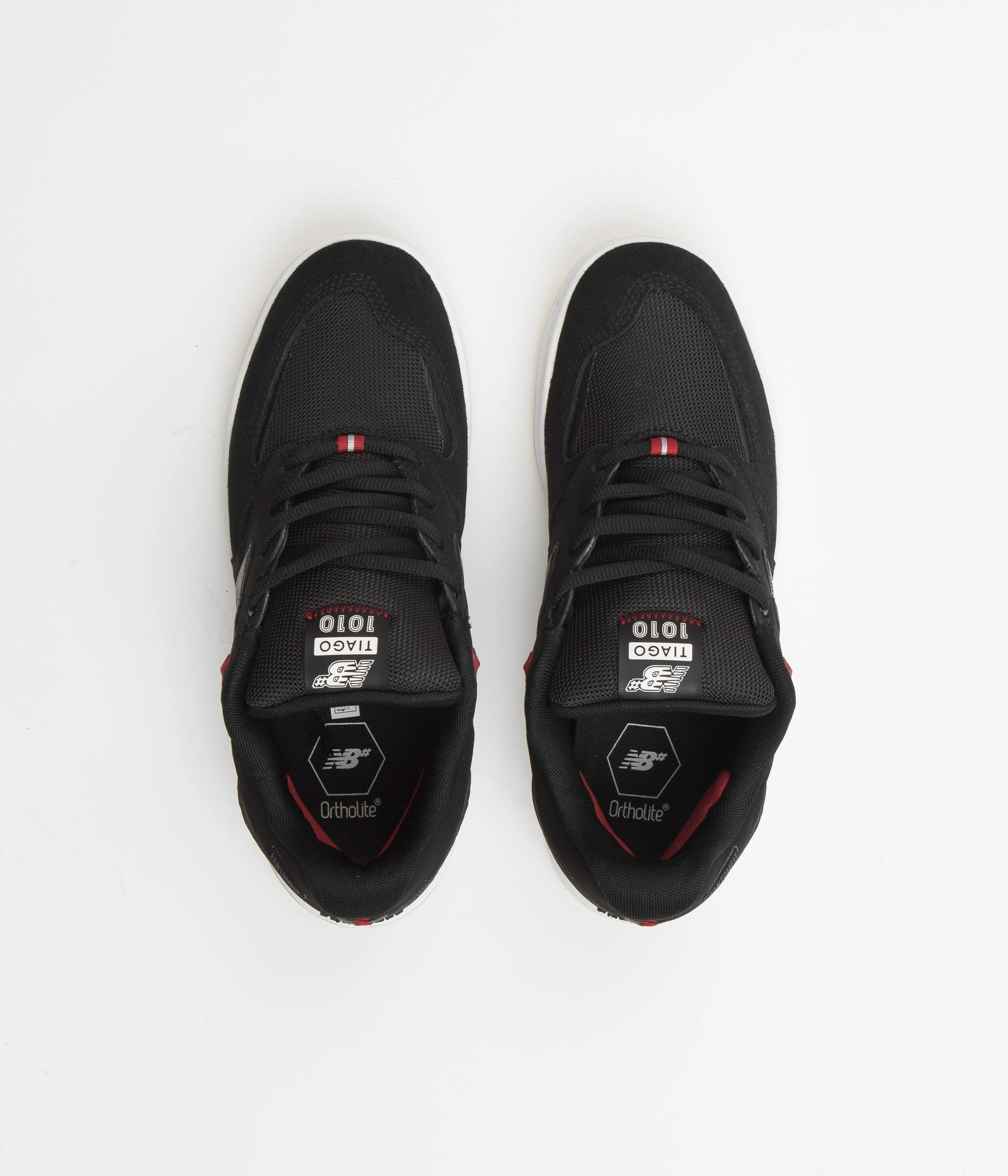 New Balance Numeric 1010 Tiago Lemos Shoes - Black / Black / White - Image 7