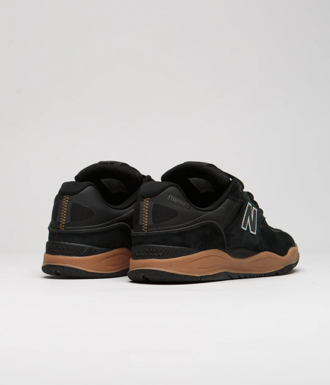 New Balance Numeric 1010 Tiago Lemos Shoes - Black / Gum - Image 4