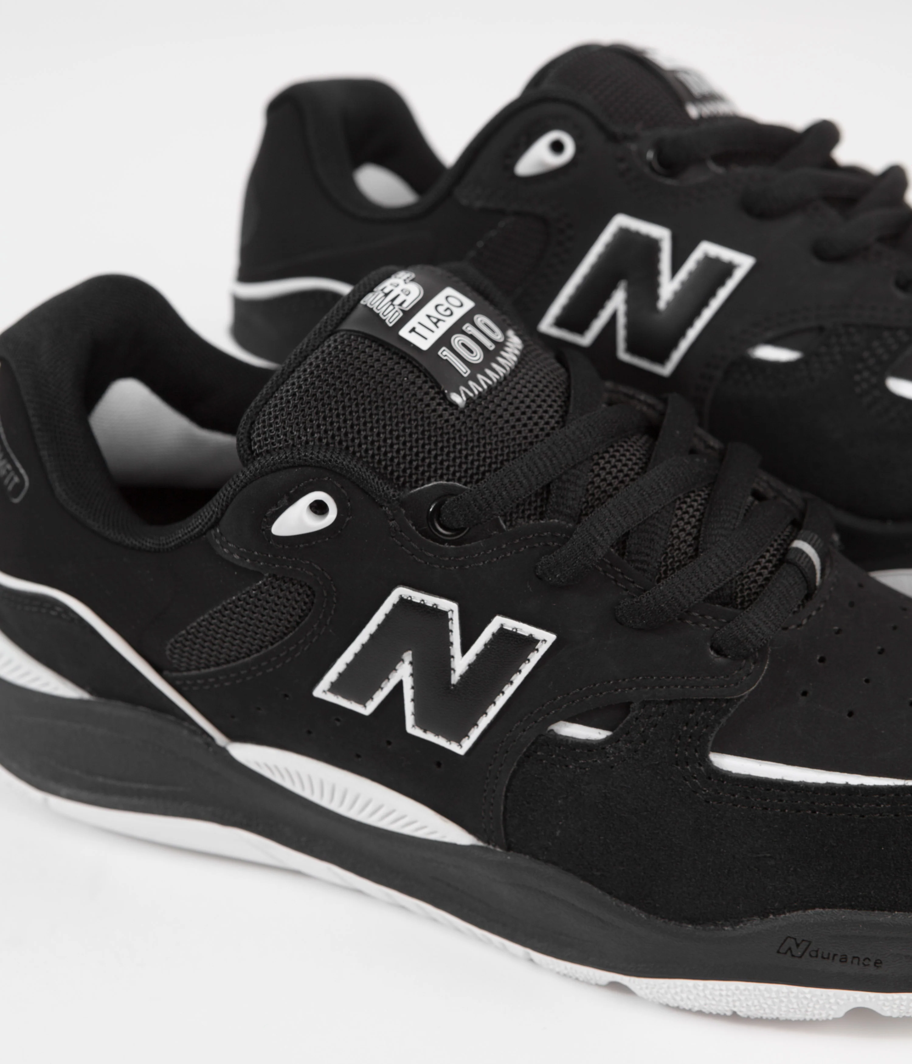 New Balance Numeric 1010 Tiago Lemos Shoes - Black / White - Image 4