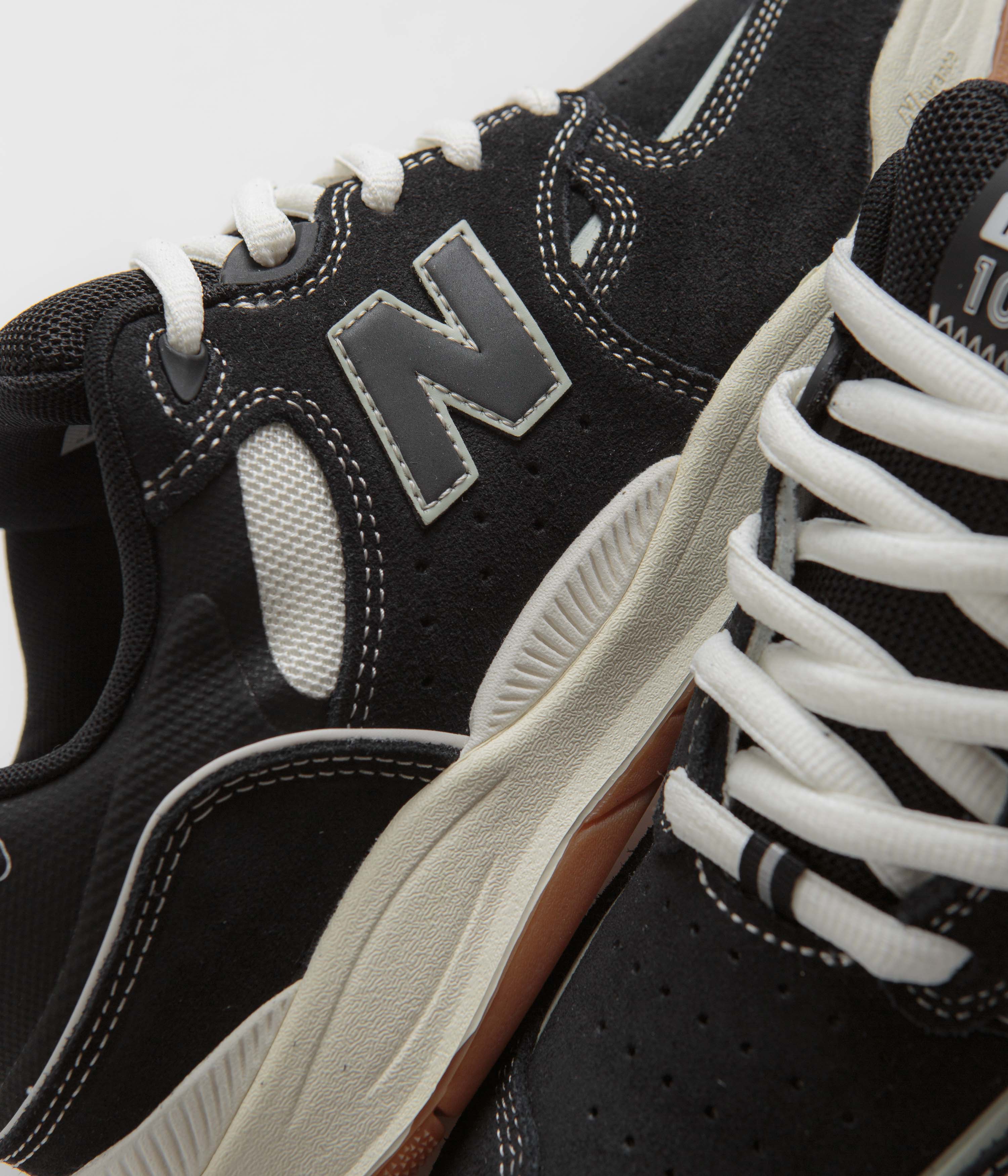 New Balance Numeric 1010 Tiago Lemos Shoes - Black / White / Gum - Image 3