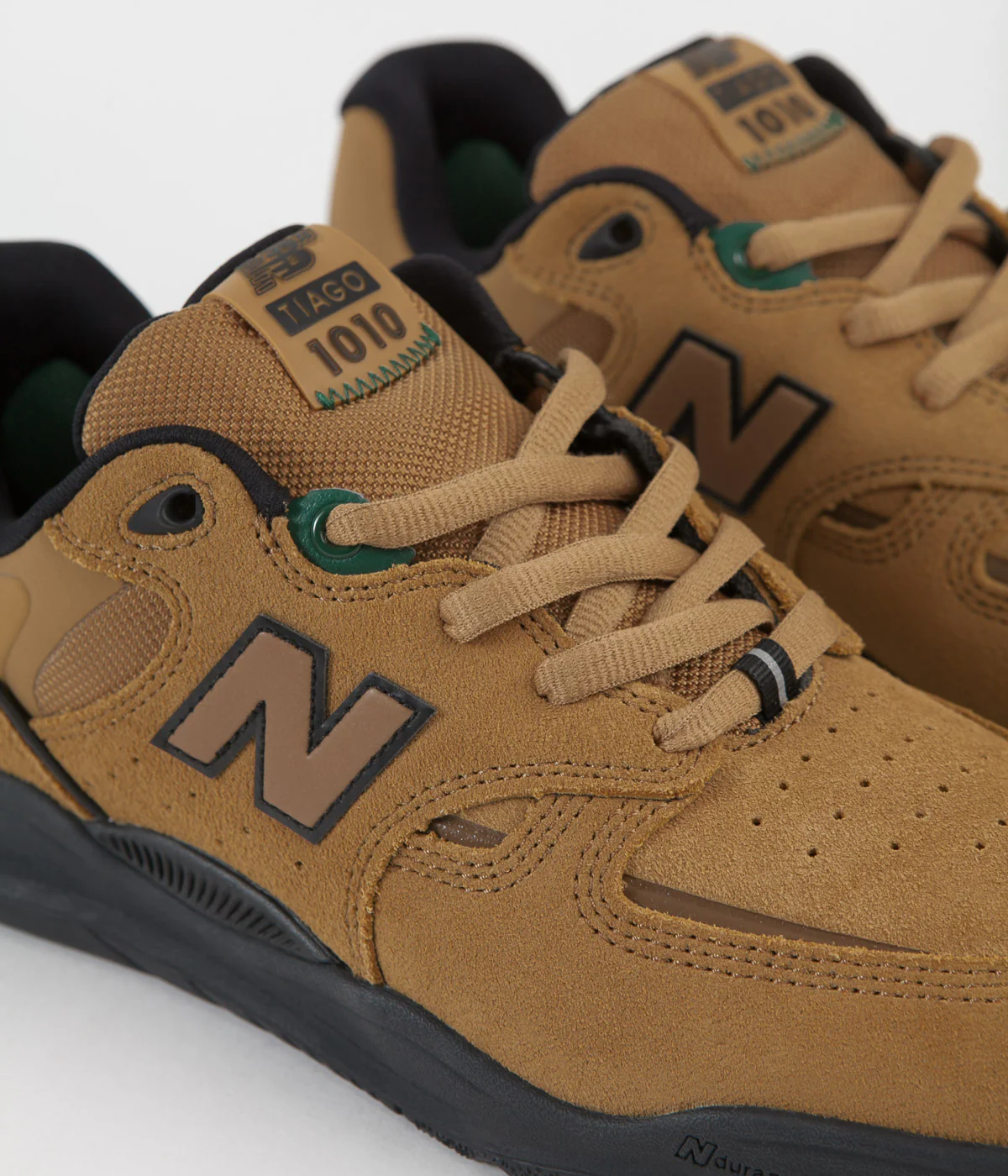 New Balance Numeric 1010 Tiago Lemos Shoes - Brown / Green - Image 3