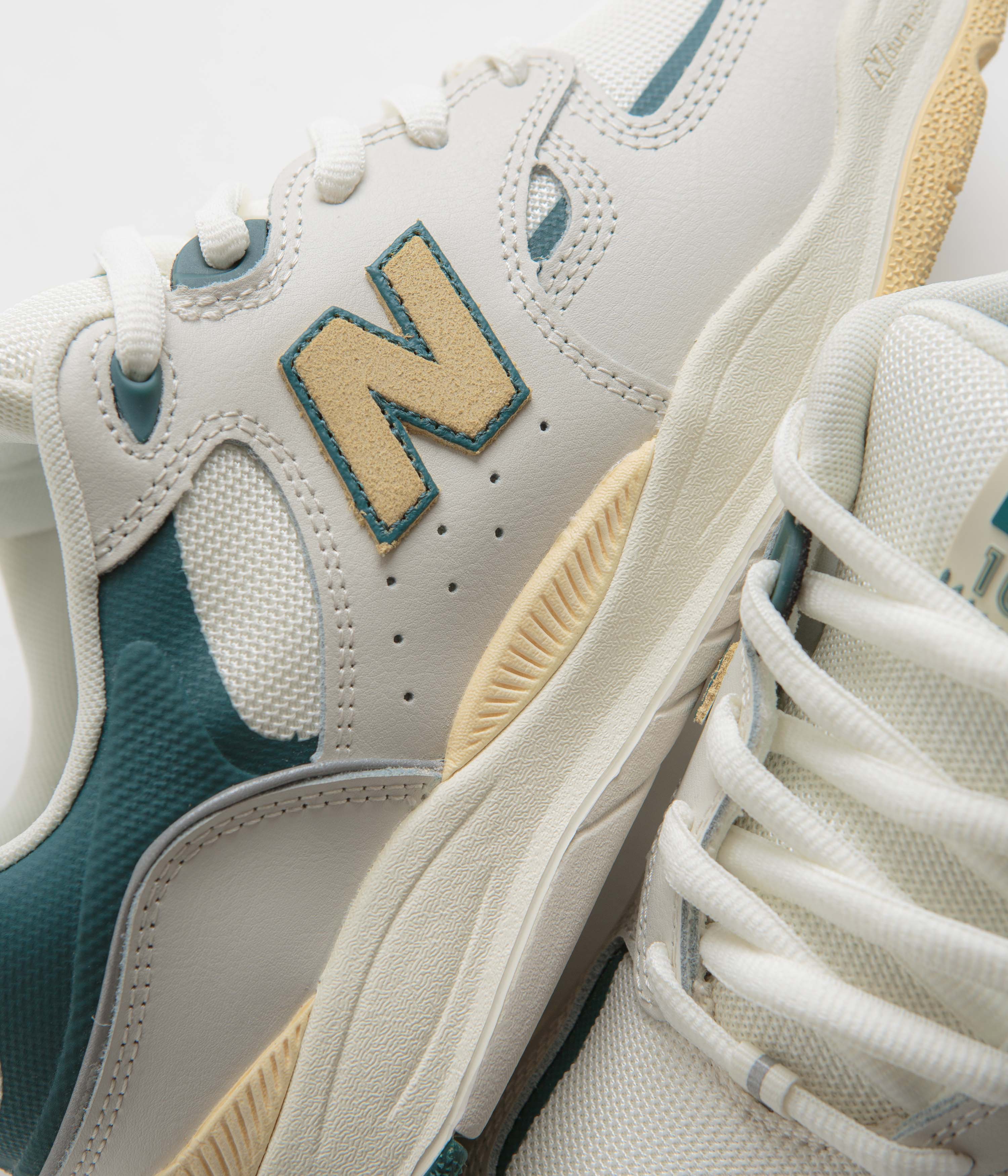 New Balance Numeric 1010 Tiago Lemos Shoes - Sea Salt / Spruce - Image 3