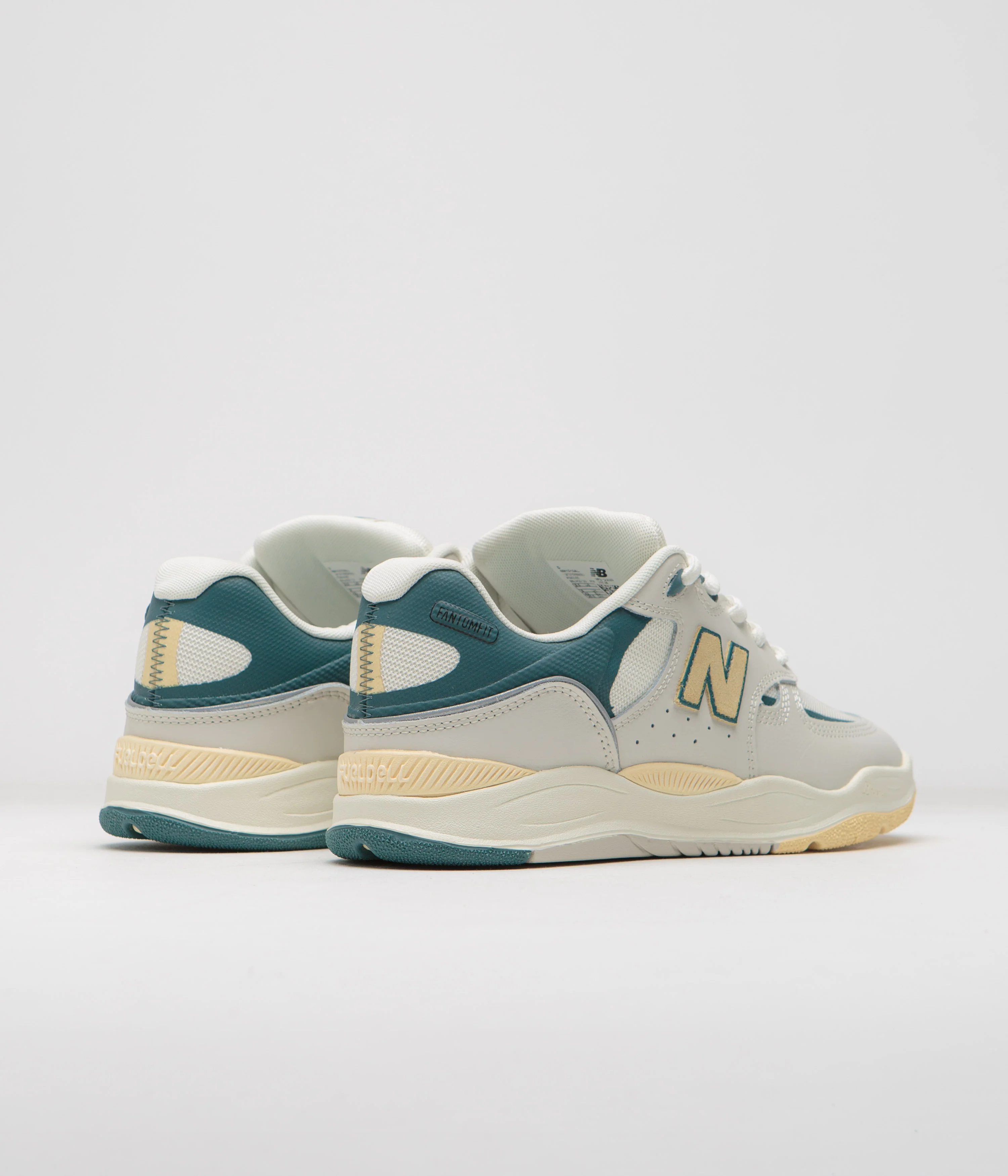 New Balance Numeric 1010 Tiago Lemos Shoes - Sea Salt / Spruce - Image 4