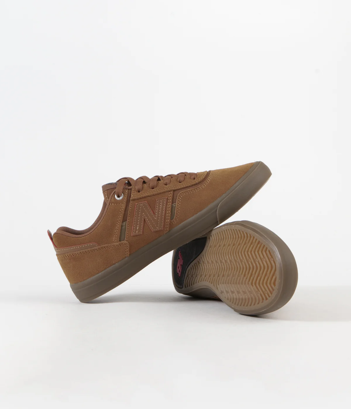 New Balance Numeric 306 Jamie Foy Deathwish Shoes - Brown / Gum - Image 5