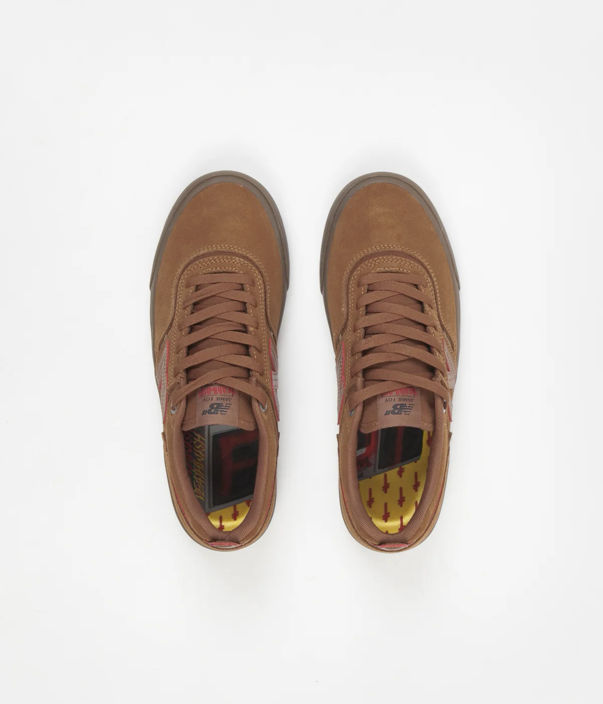 New Balance Numeric 306 Jamie Foy Deathwish Shoes - Brown / Gum - Image 7
