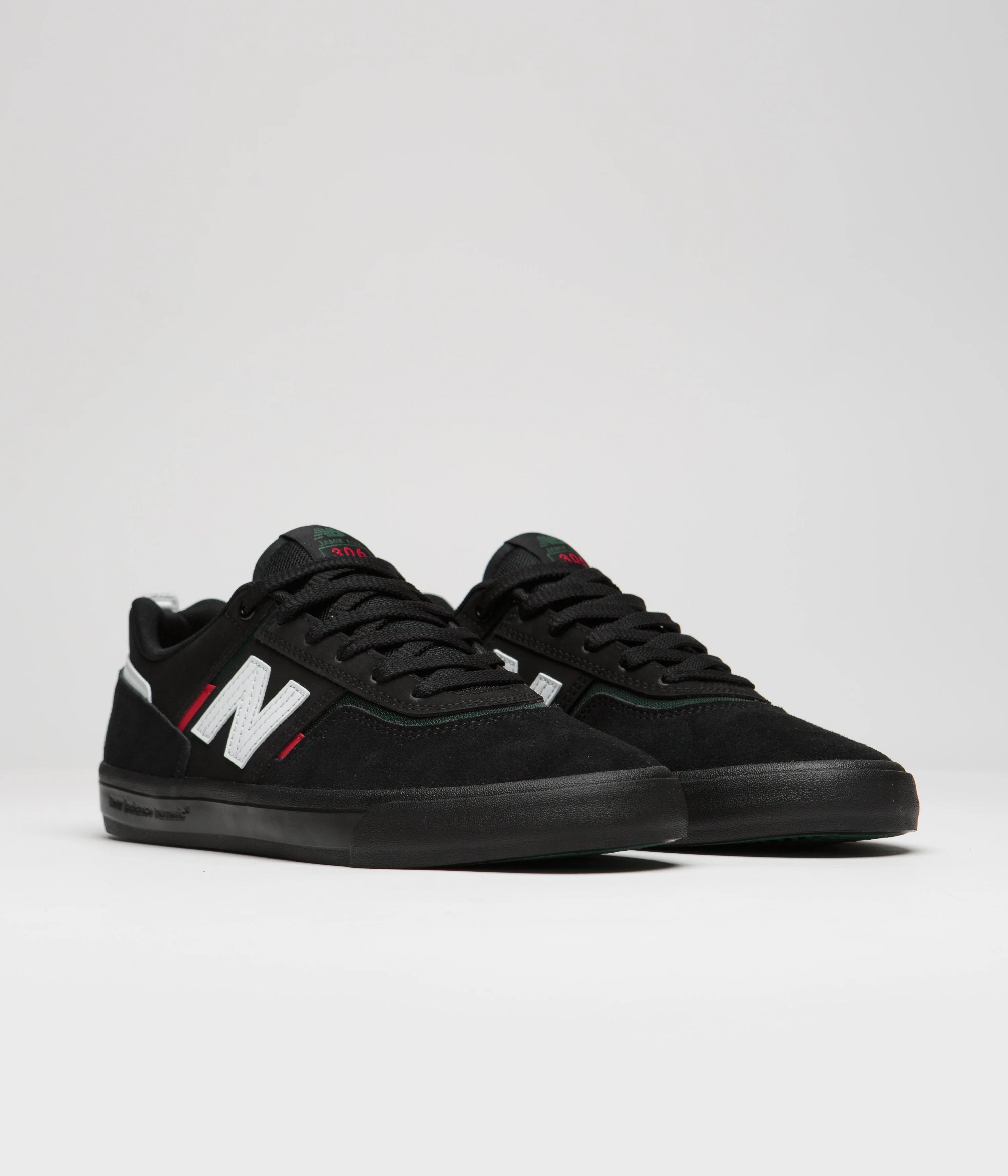 New Balance Numeric 306 Jamie Foy Shoes - Black / Black - Image 2
