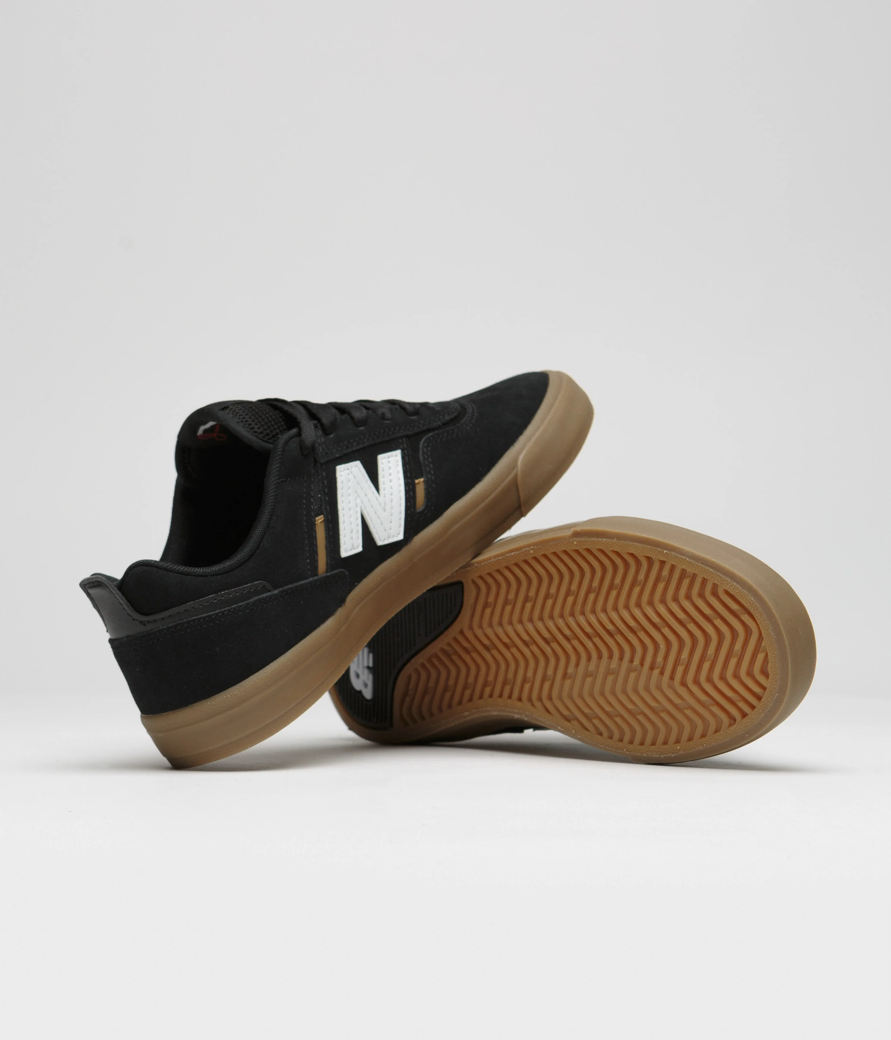 New Balance Numeric 306 Jamie Foy Shoes - Black / Gum - Image 6