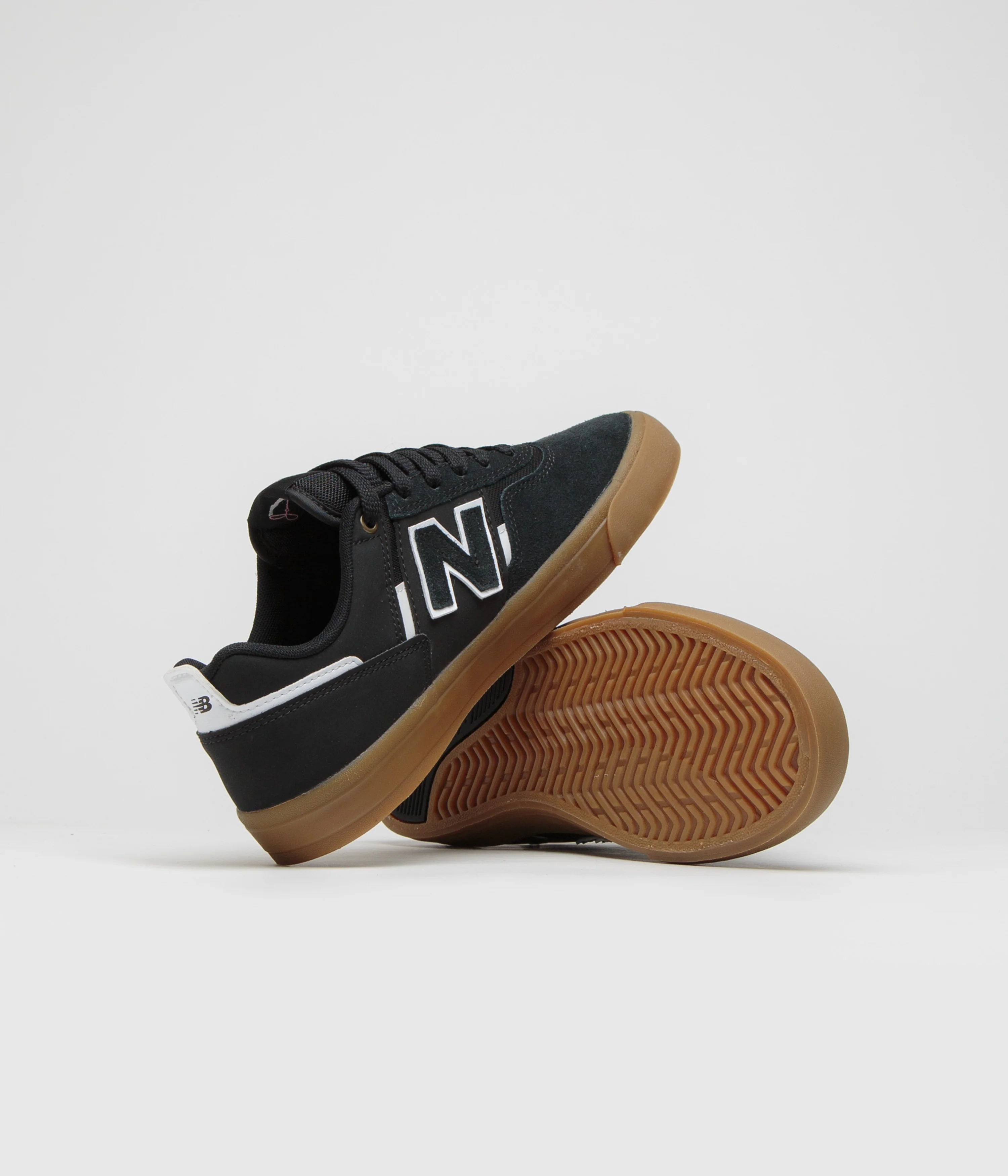 New Balance Numeric 306 Jamie Foy Shoes - Black / Gum / White - Image 5