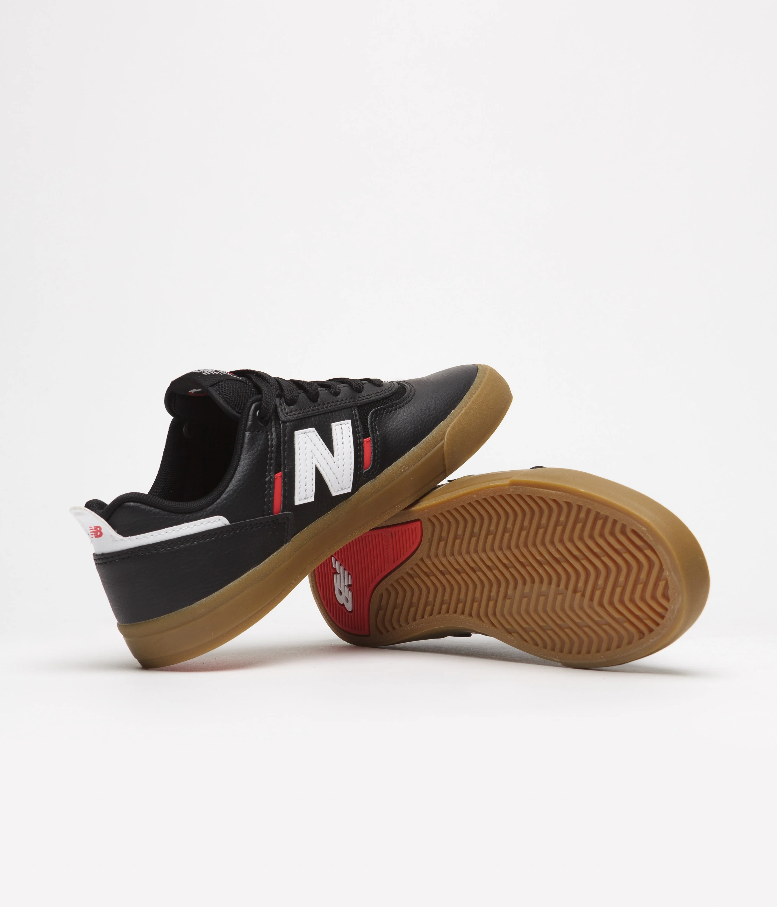 New Balance Numeric 306 Jamie Foy Shoes - Black / Red - Image 5