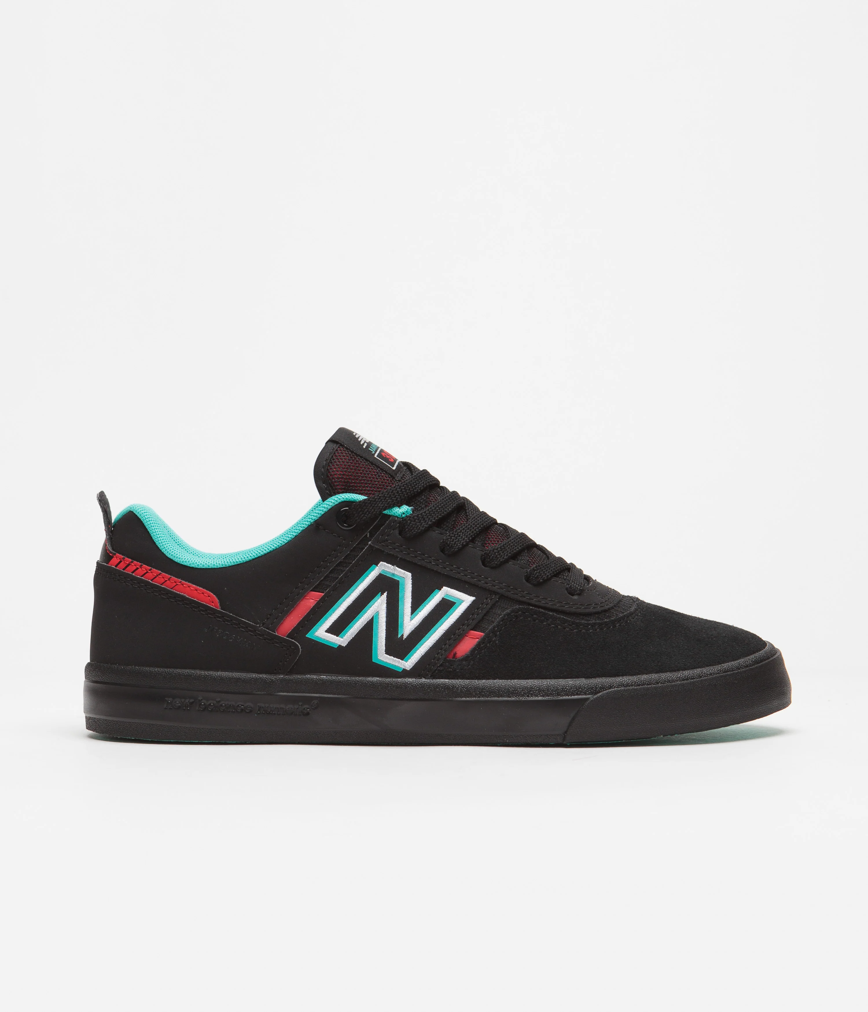 New Balance Numeric 306 Jamie Foy Shoes - Black / Red / Black