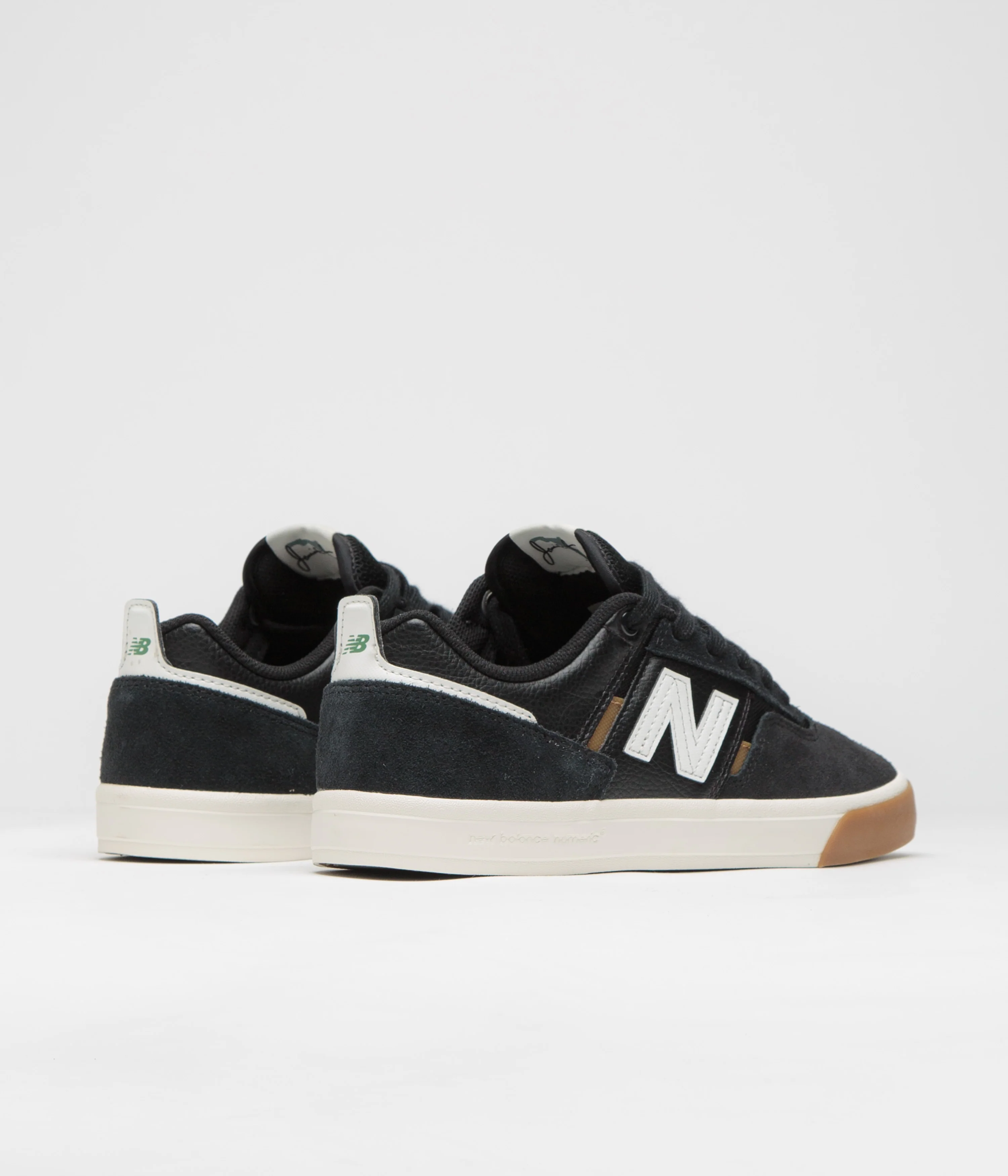 New Balance Numeric 306 Jamie Foy Shoes - Black / White / Black / White - Image 4