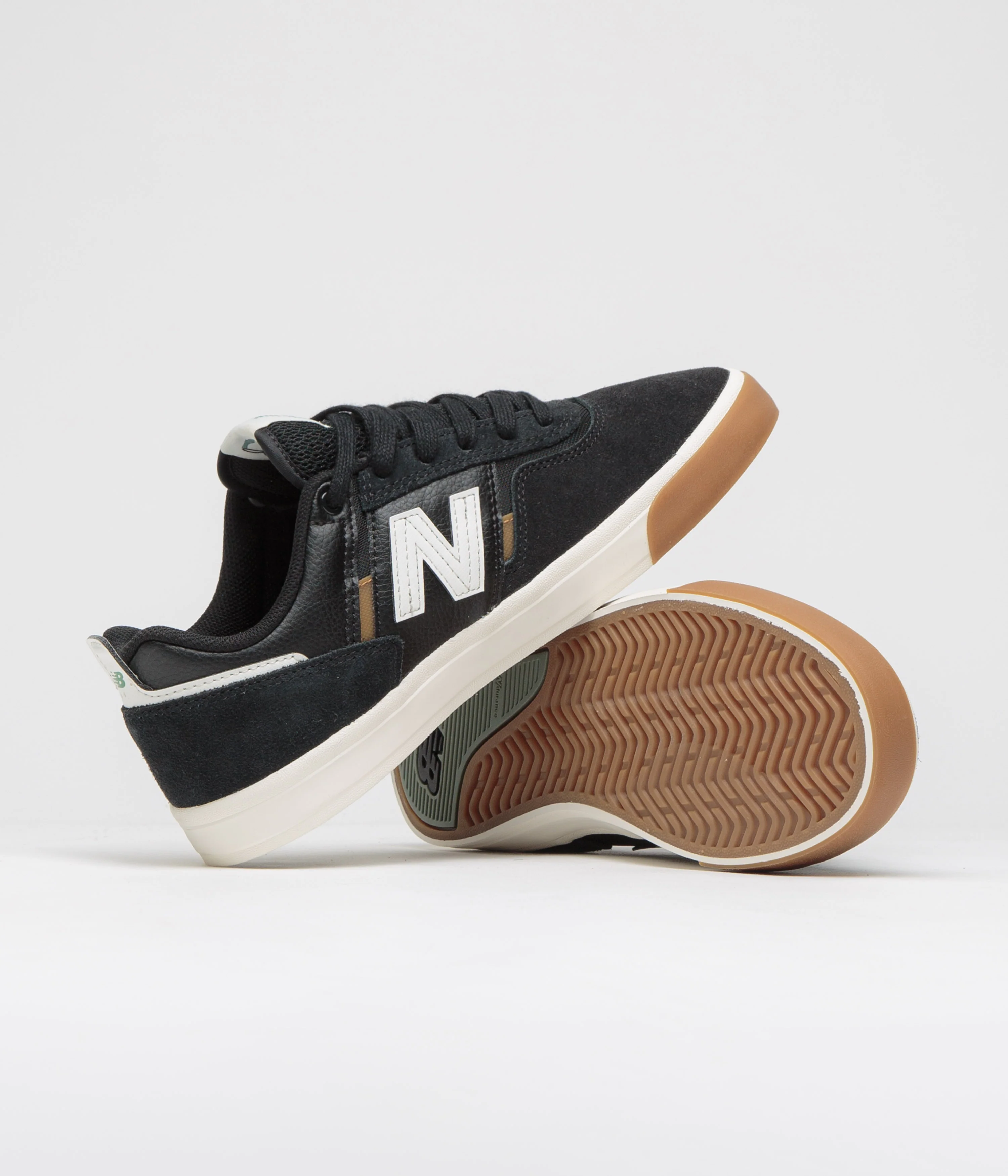 New Balance Numeric 306 Jamie Foy Shoes - Black / White / Black / White - Image 5