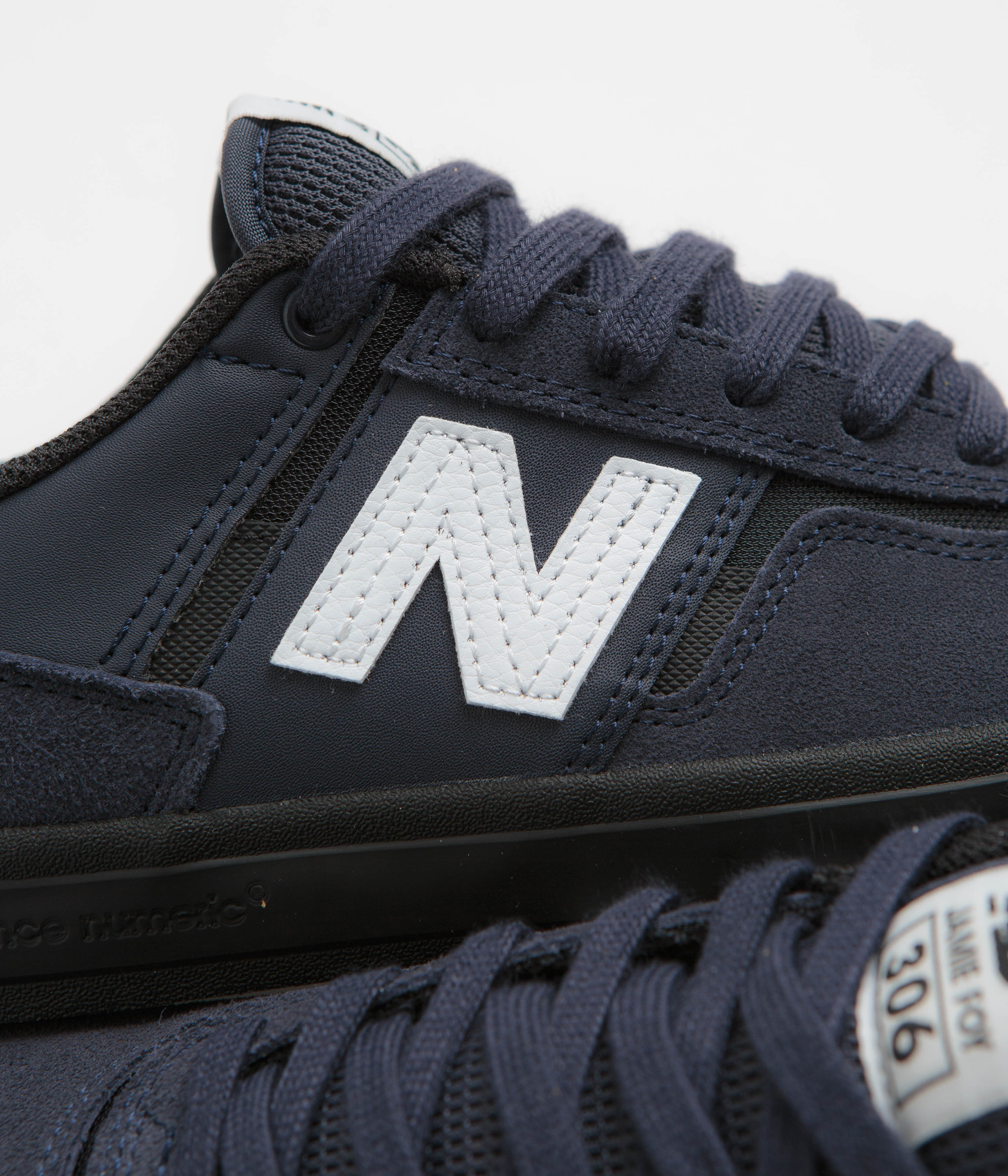 New Balance Numeric 306 Jamie Foy Shoes - Navy / Black - Image 3