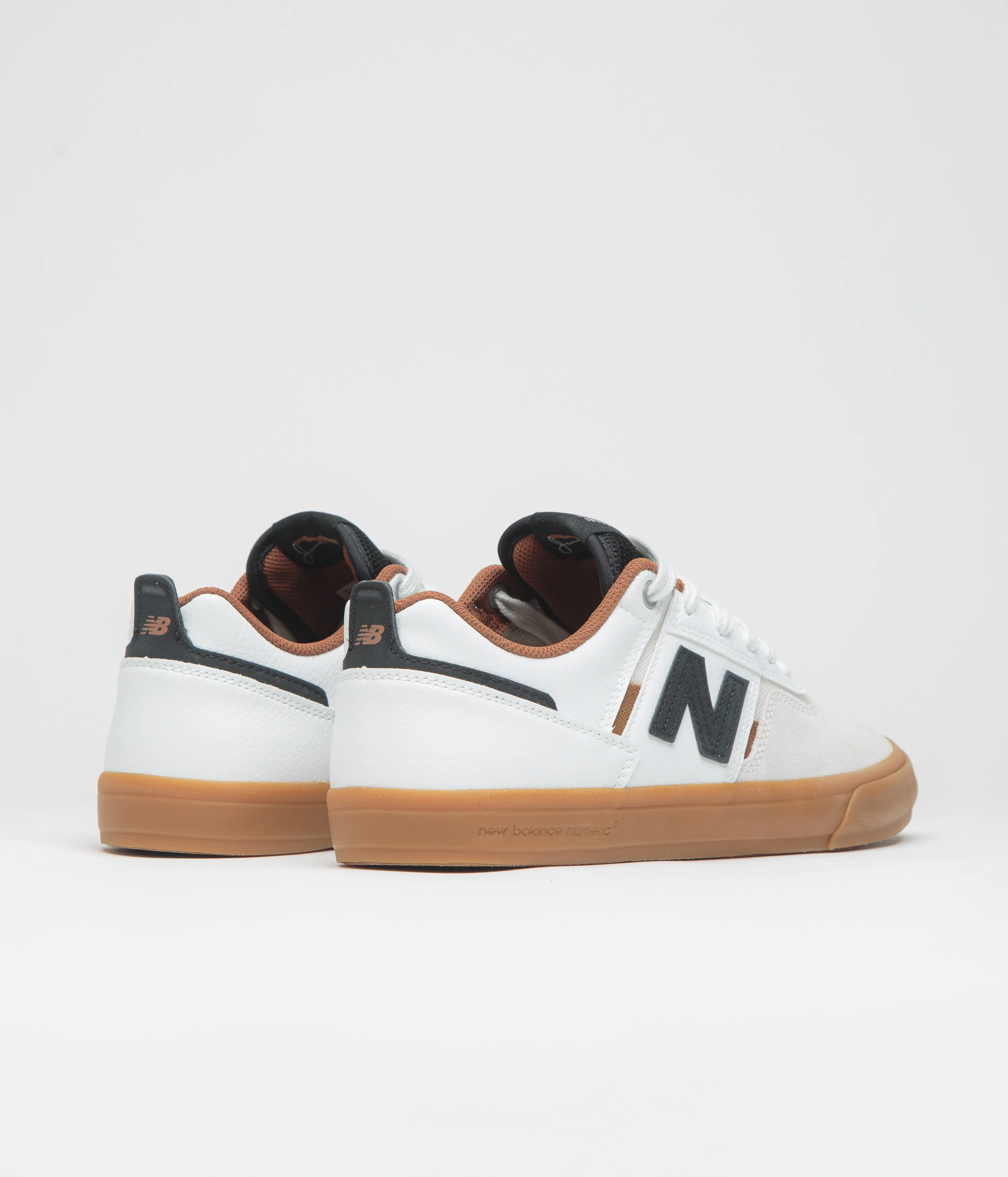 New Balance Numeric 306 Jamie Foy Shoes - Sea Salt / Gum / Black - Image 4