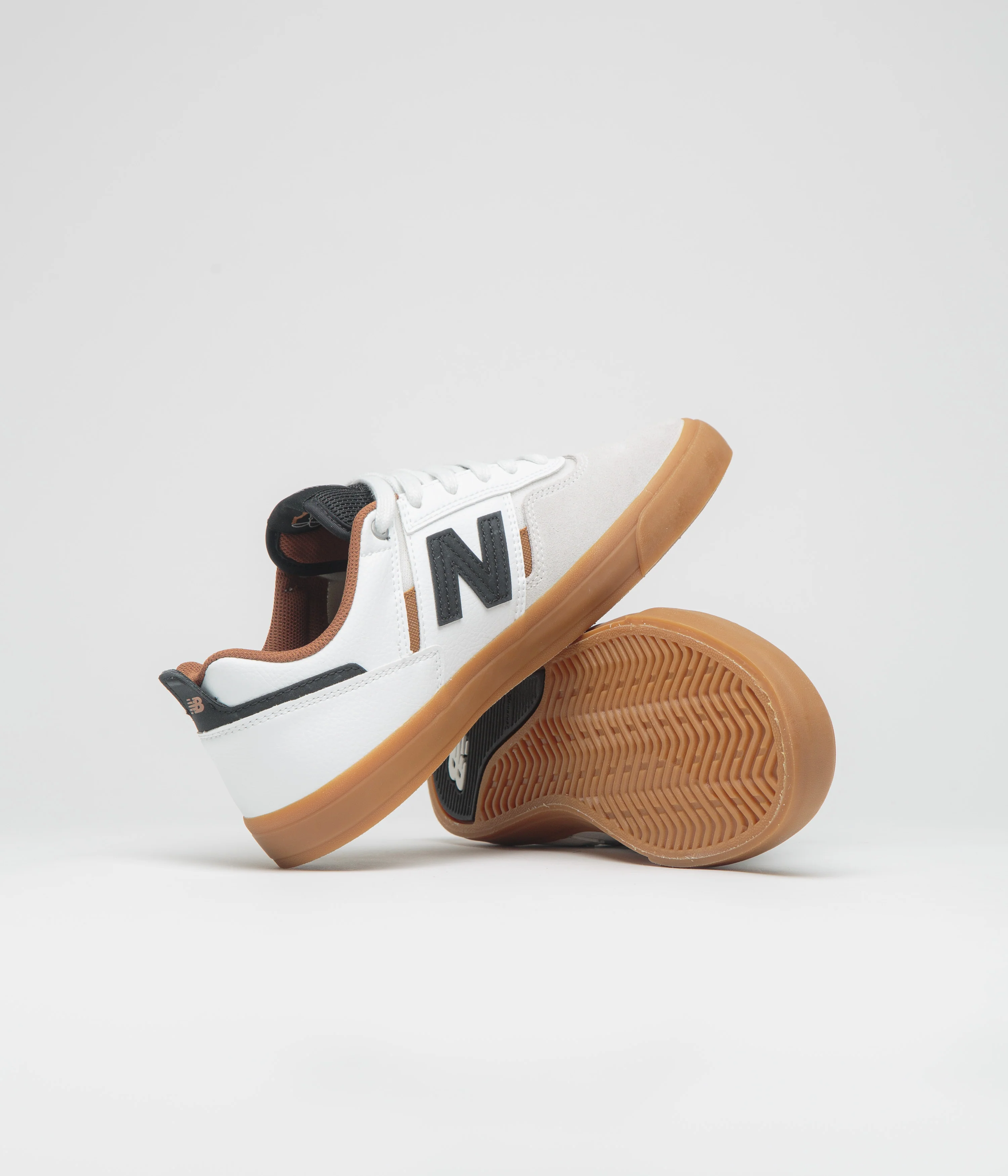 New Balance Numeric 306 Jamie Foy Shoes - Sea Salt / Gum / Black - Image 5
