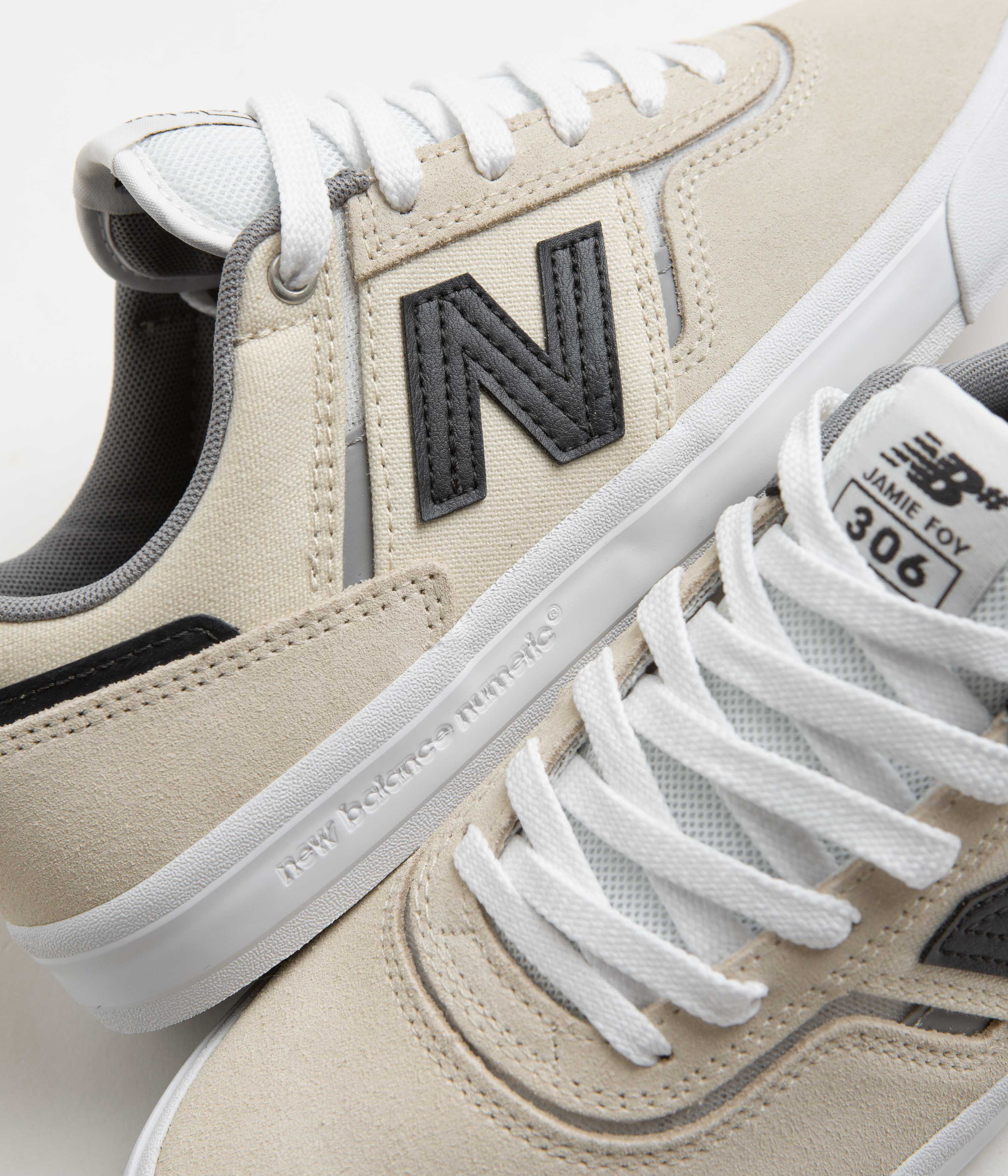 New Balance Numeric 306 Jamie Foy Shoes - Sea Salt / Phantom - Image 3