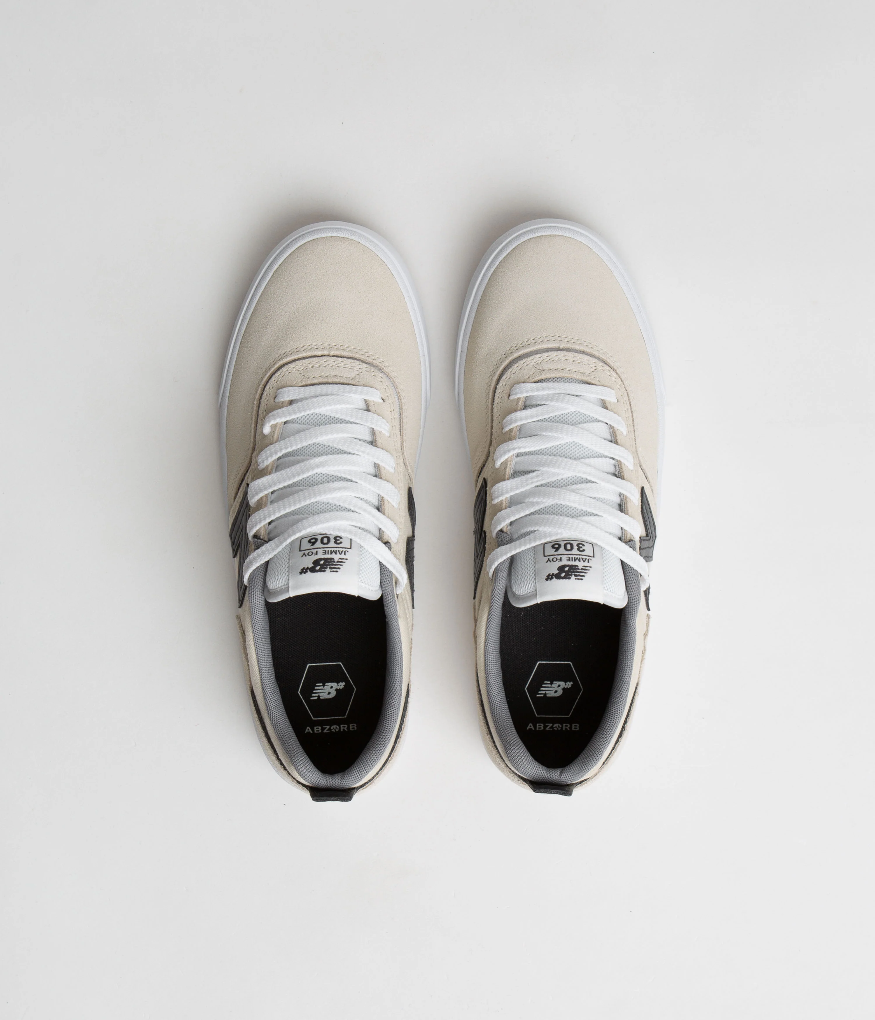 New Balance Numeric 306 Jamie Foy Shoes - Sea Salt / Phantom - Image 7