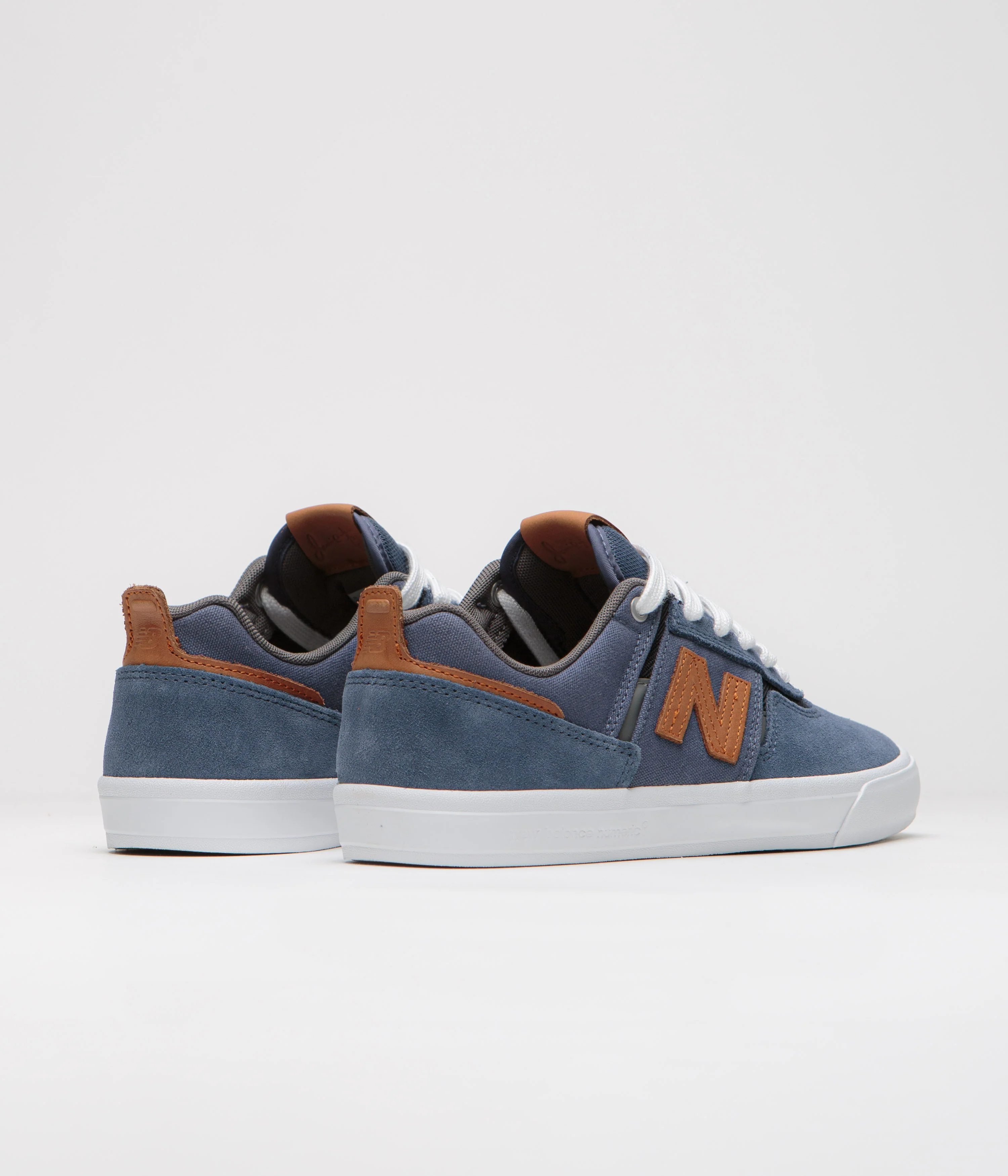 New Balance Numeric 306 Jamie Foy Shoes - Vintage Indigo / Brown - Image 4