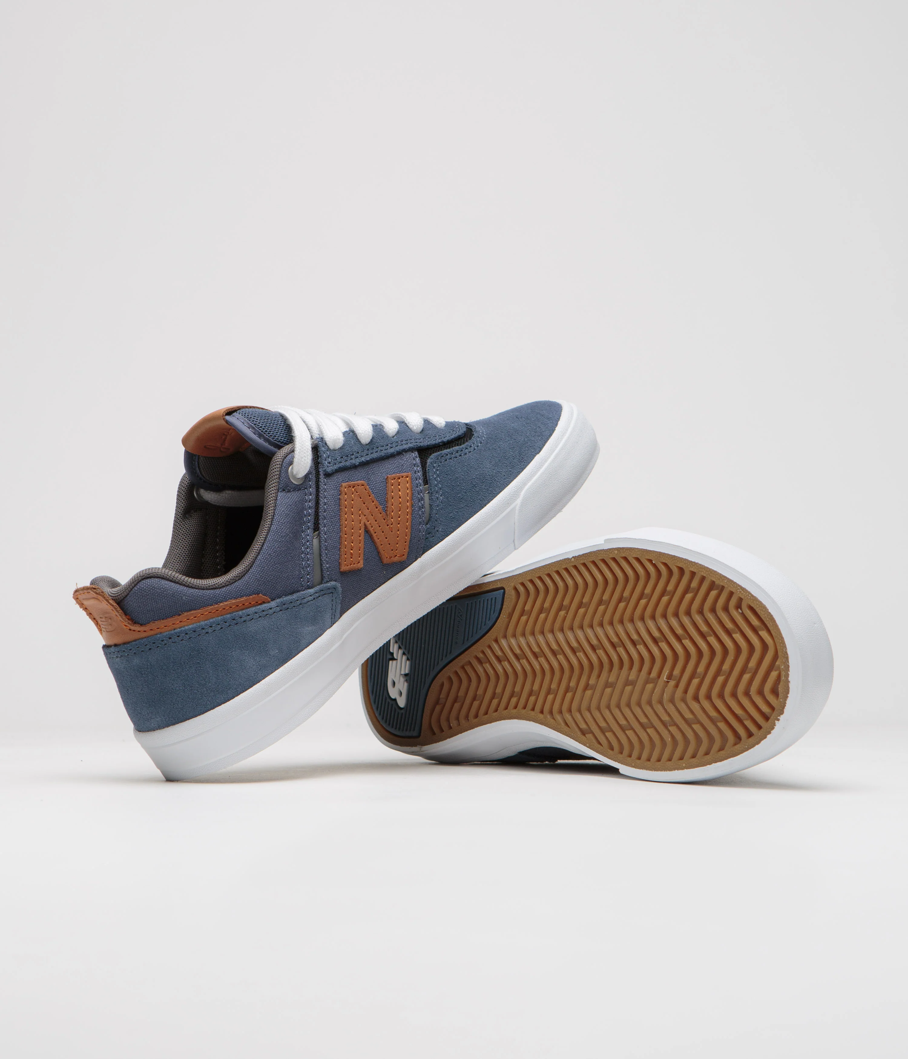New Balance Numeric 306 Jamie Foy Shoes - Vintage Indigo / Brown - Image 5