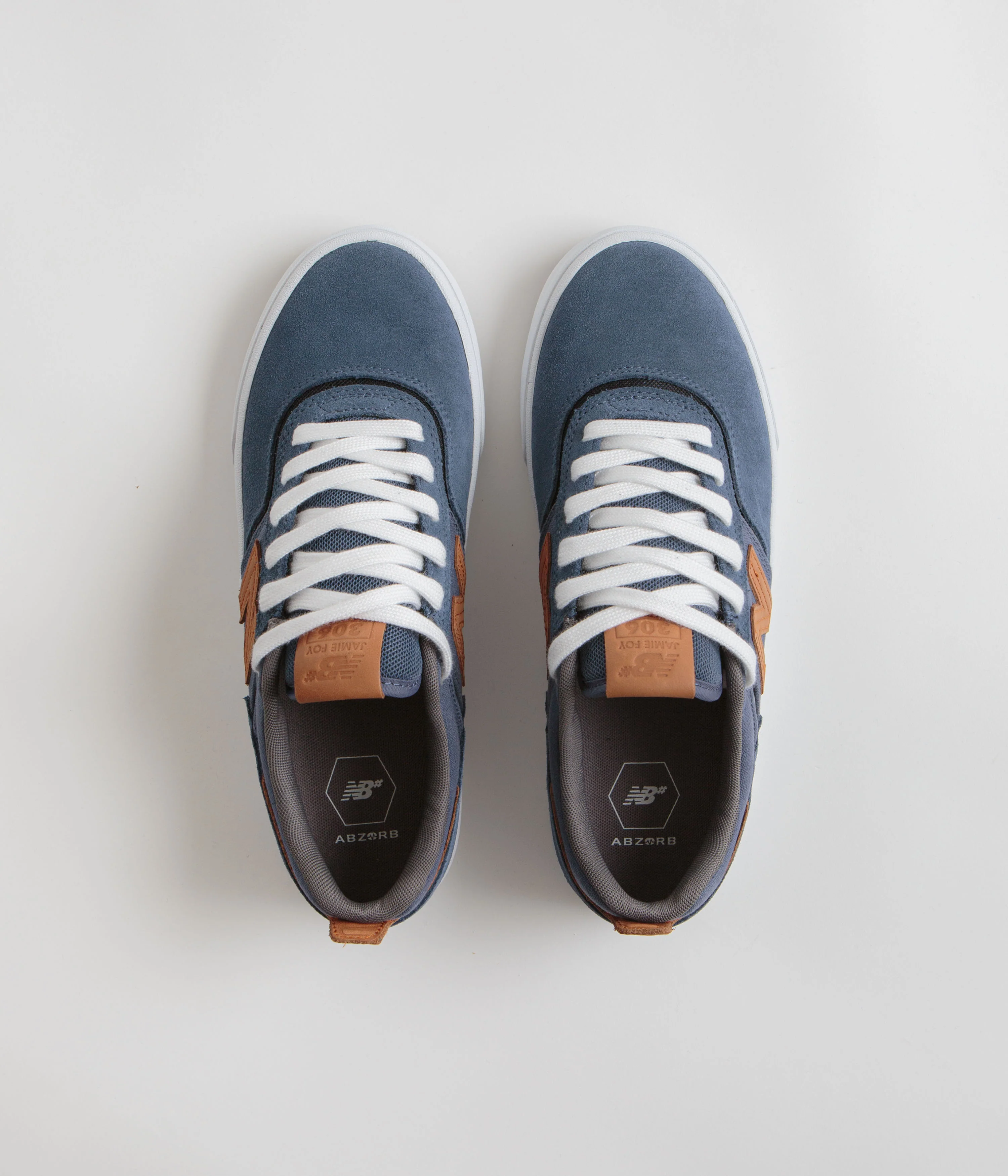 New Balance Numeric 306 Jamie Foy Shoes - Vintage Indigo / Brown - Image 7