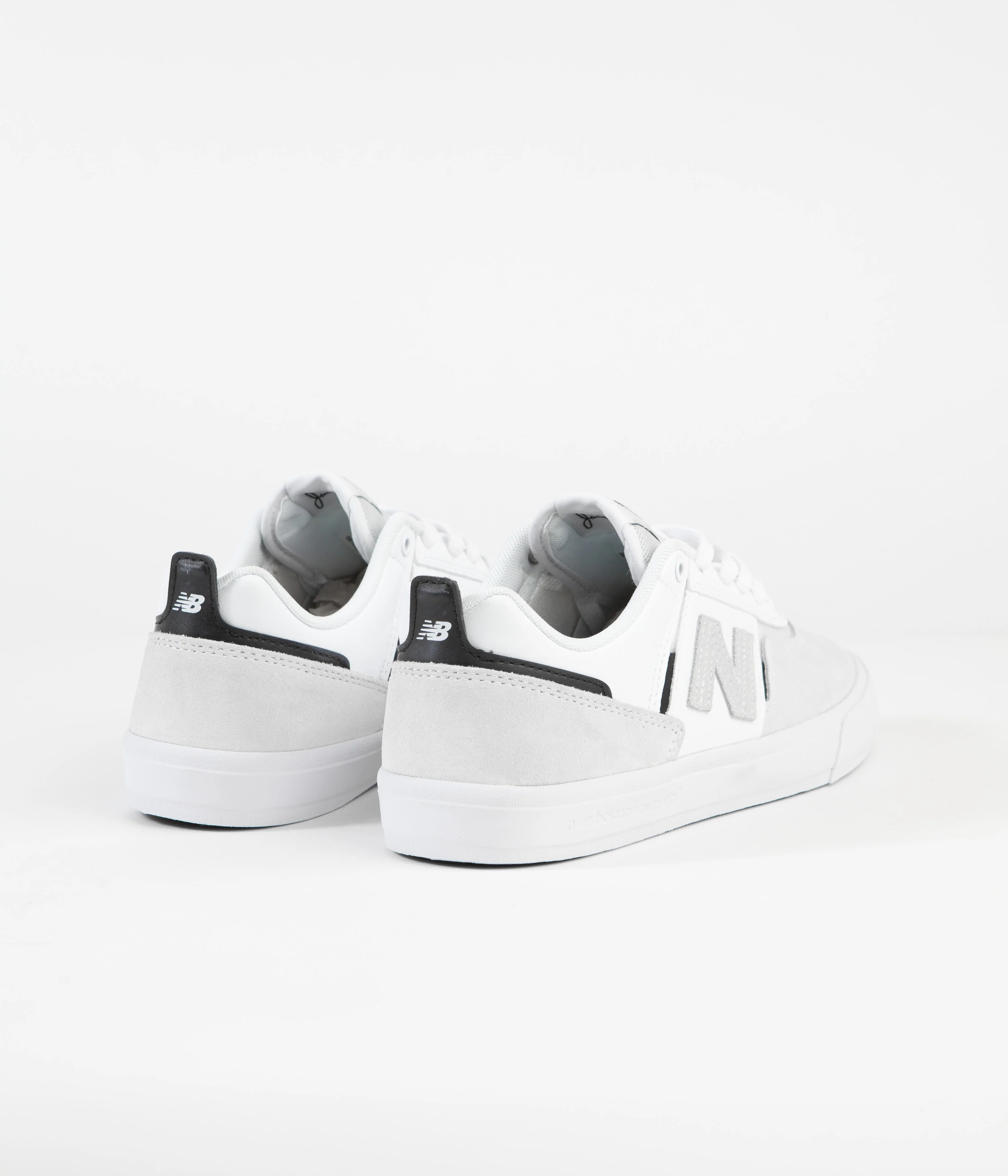 New Balance Numeric 306 Jamie Foy Shoes - White / White / Black - Image 5
