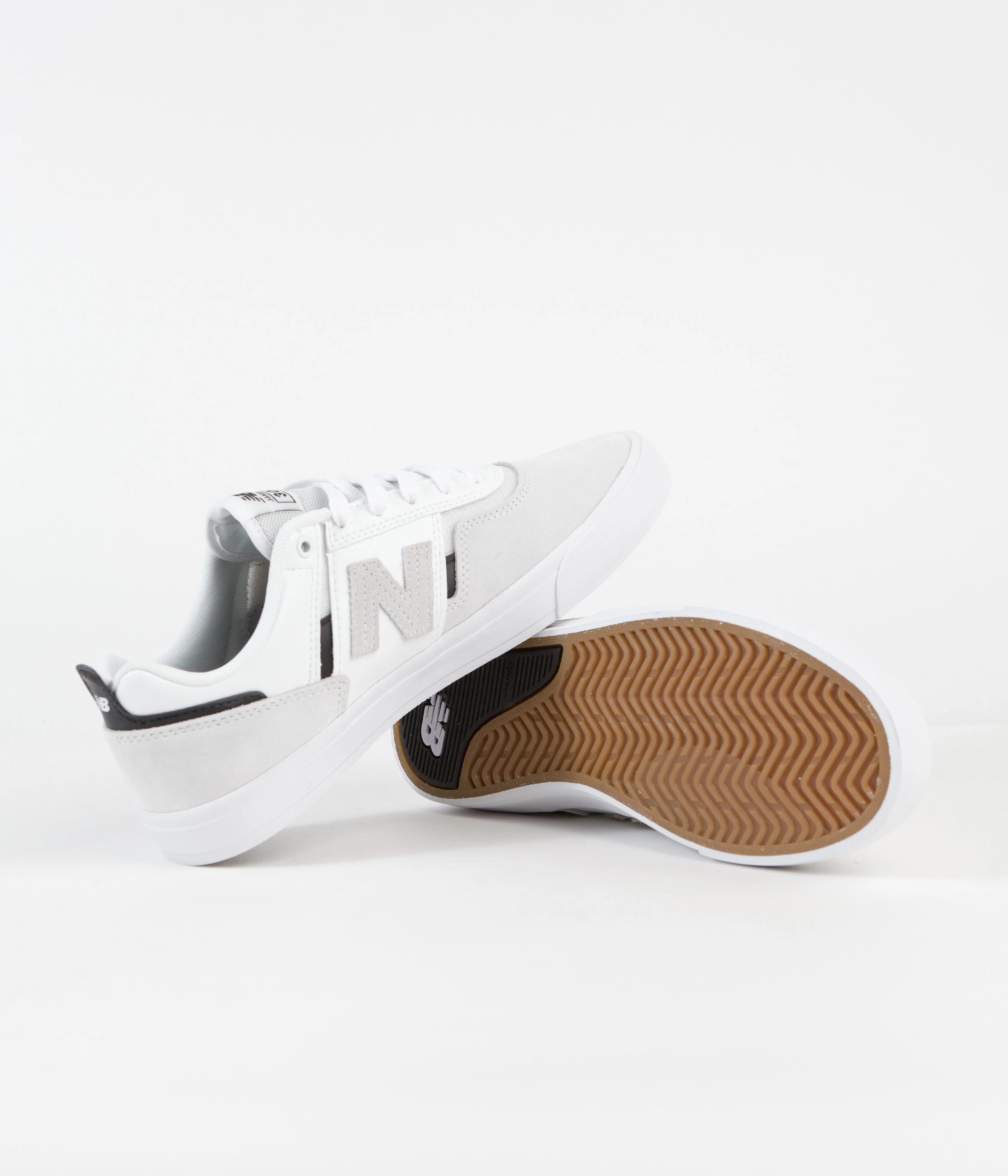 New Balance Numeric 306 Jamie Foy Shoes - White / White / Black - Image 6