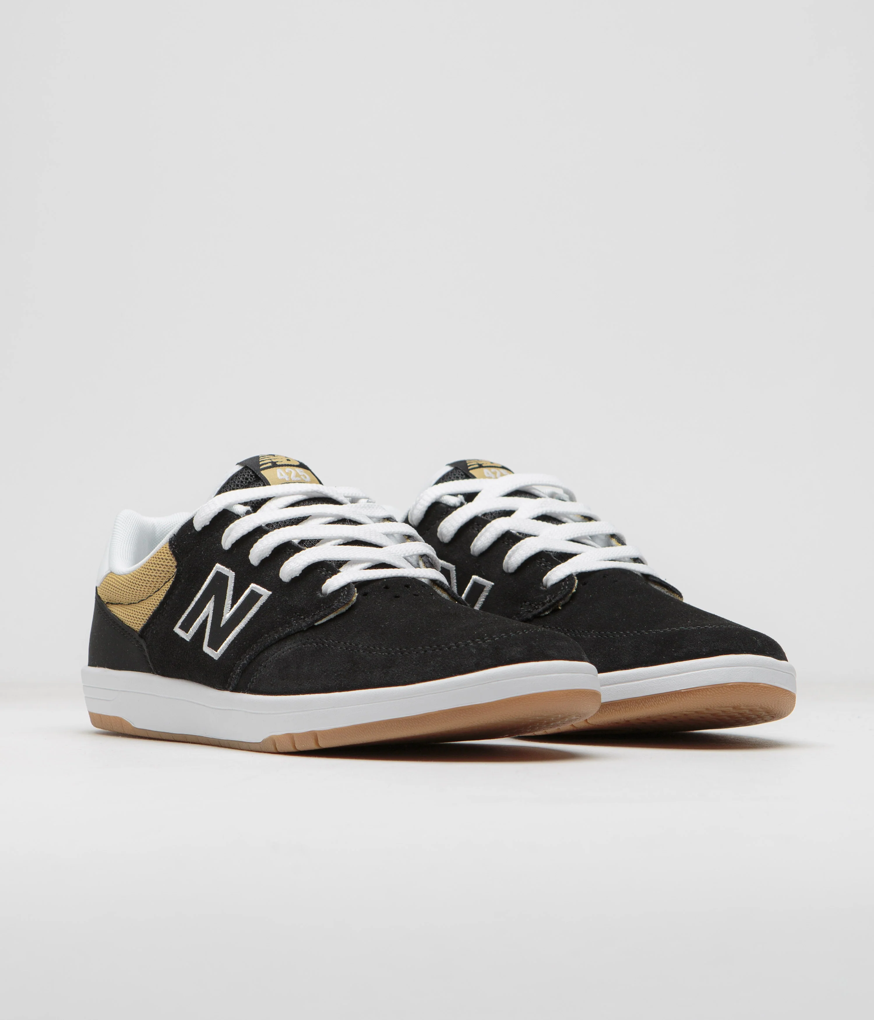 New Balance Numeric 425 Shoes - Black / Tan - Image 2