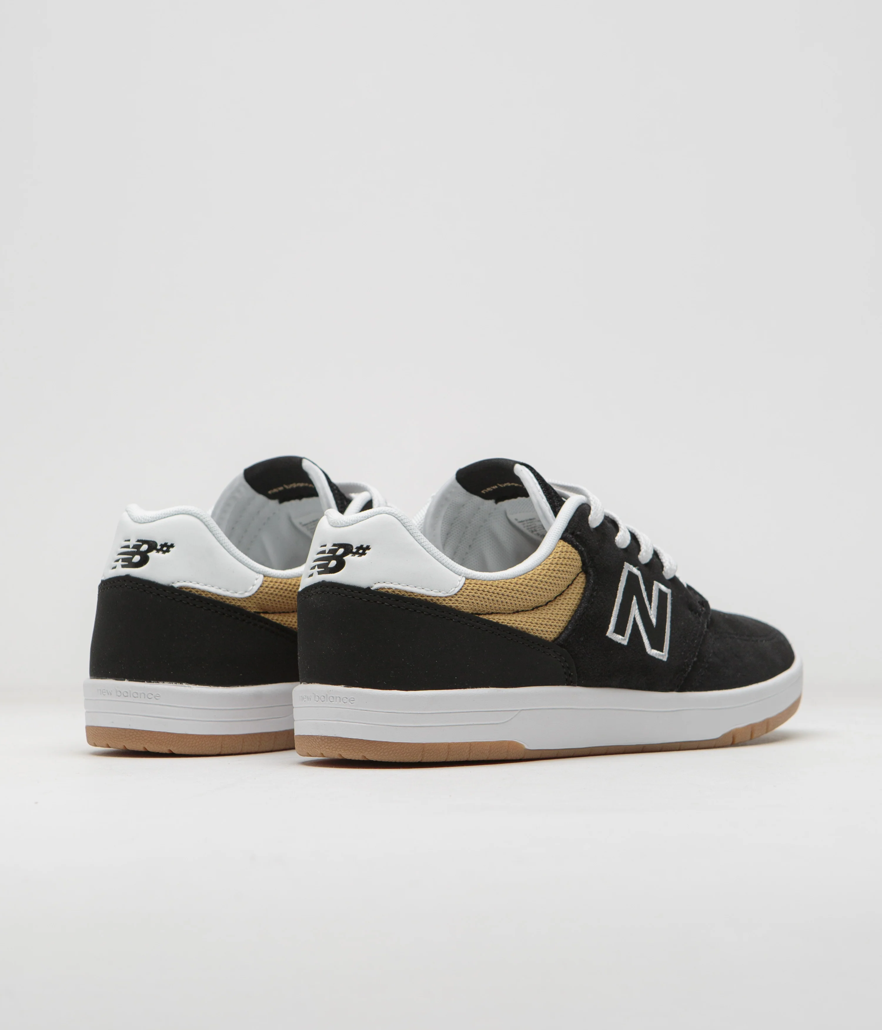 New Balance Numeric 425 Shoes - Black / Tan - Image 4