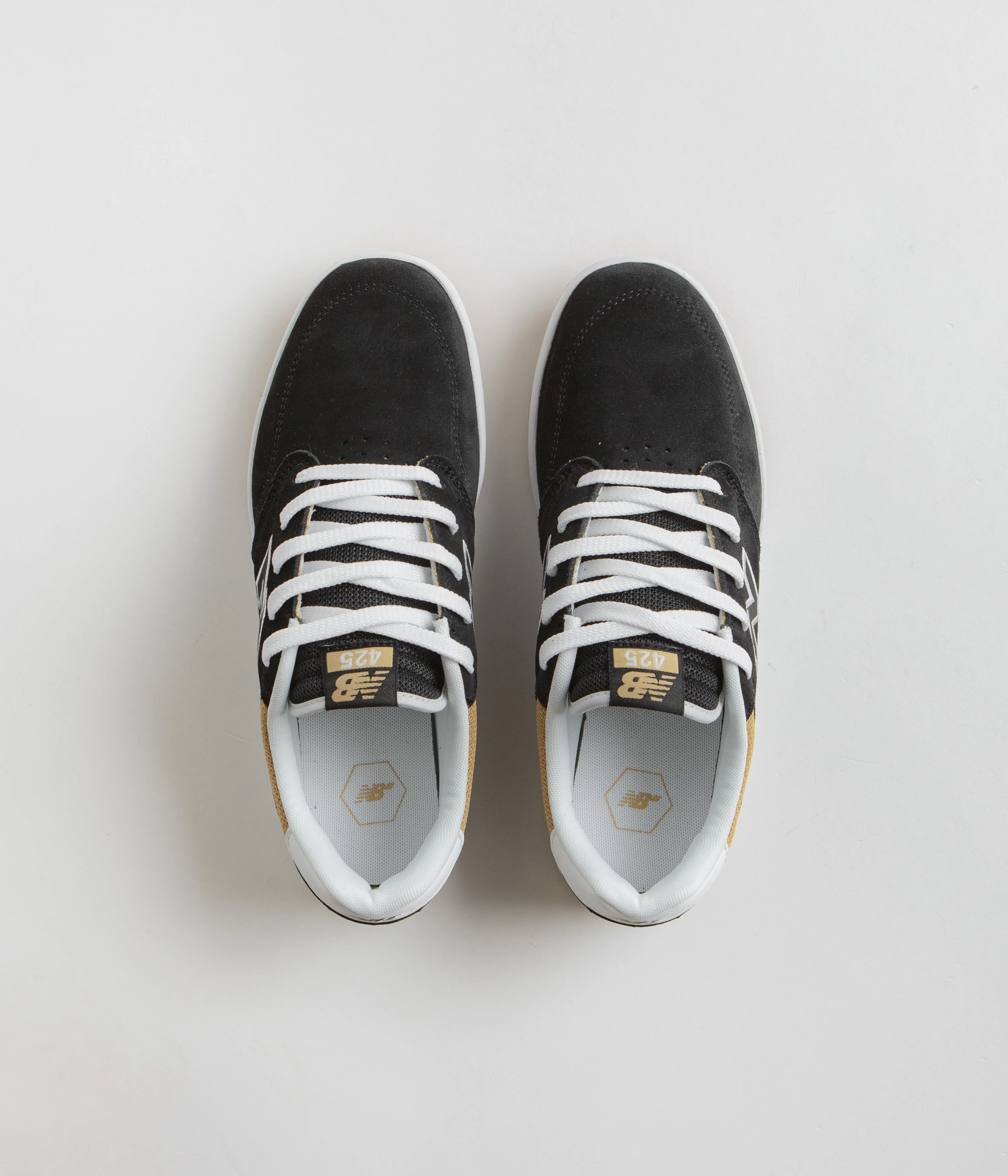 New Balance Numeric 425 Shoes - Black / Tan - Image 7