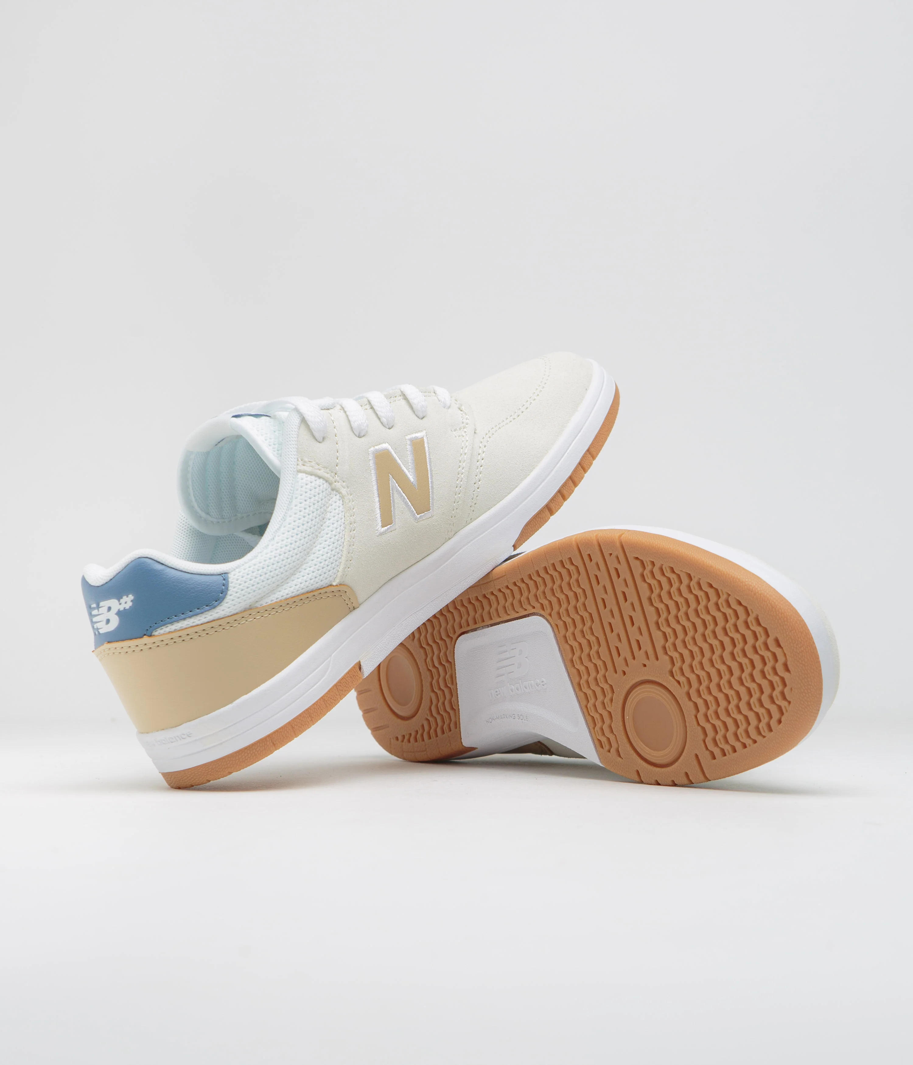 New Balance Numeric 425 Shoes - Sea Salt / White - Image 5