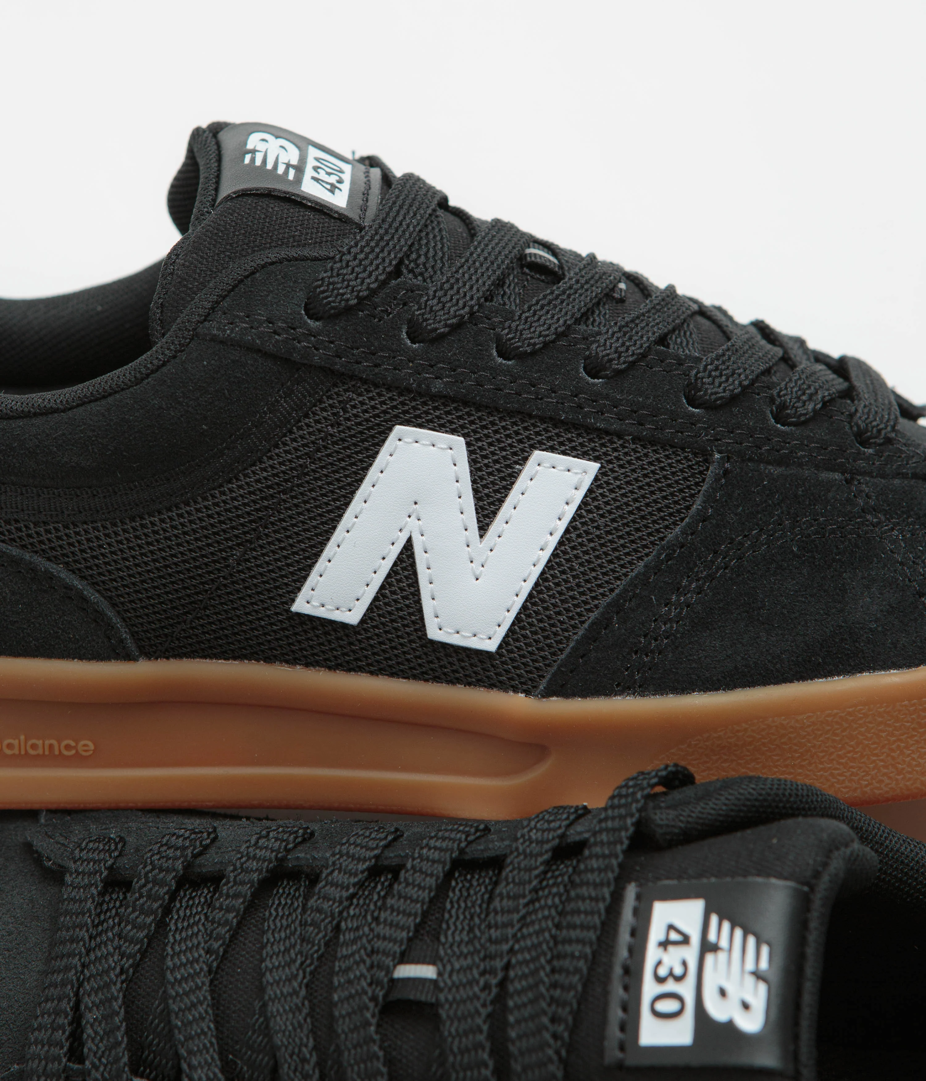 New Balance Numeric 430 Shoes - Black - Image 3