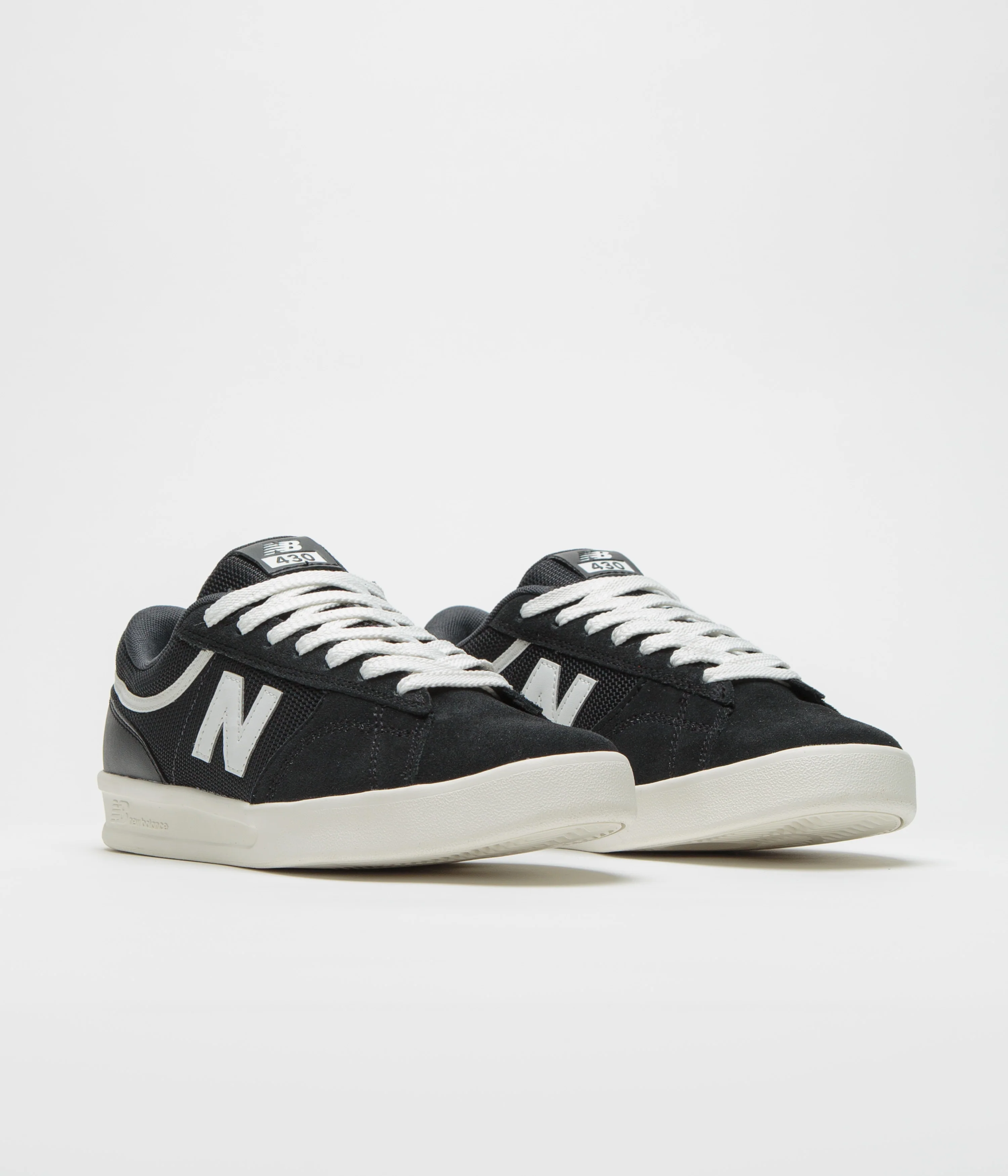 New Balance Numeric 430 Shoes - Black / White - Image 2