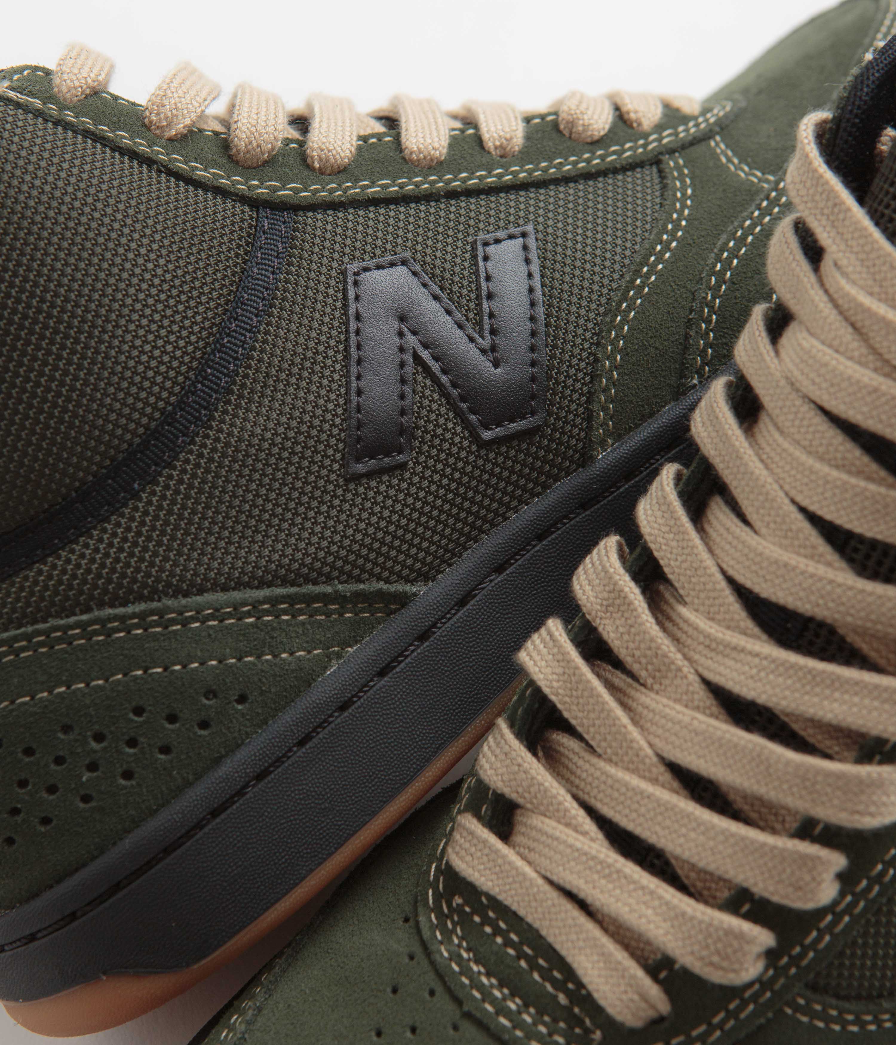 New Balance Numeric 440 Hi Shoes - Olive / Black - Image 3