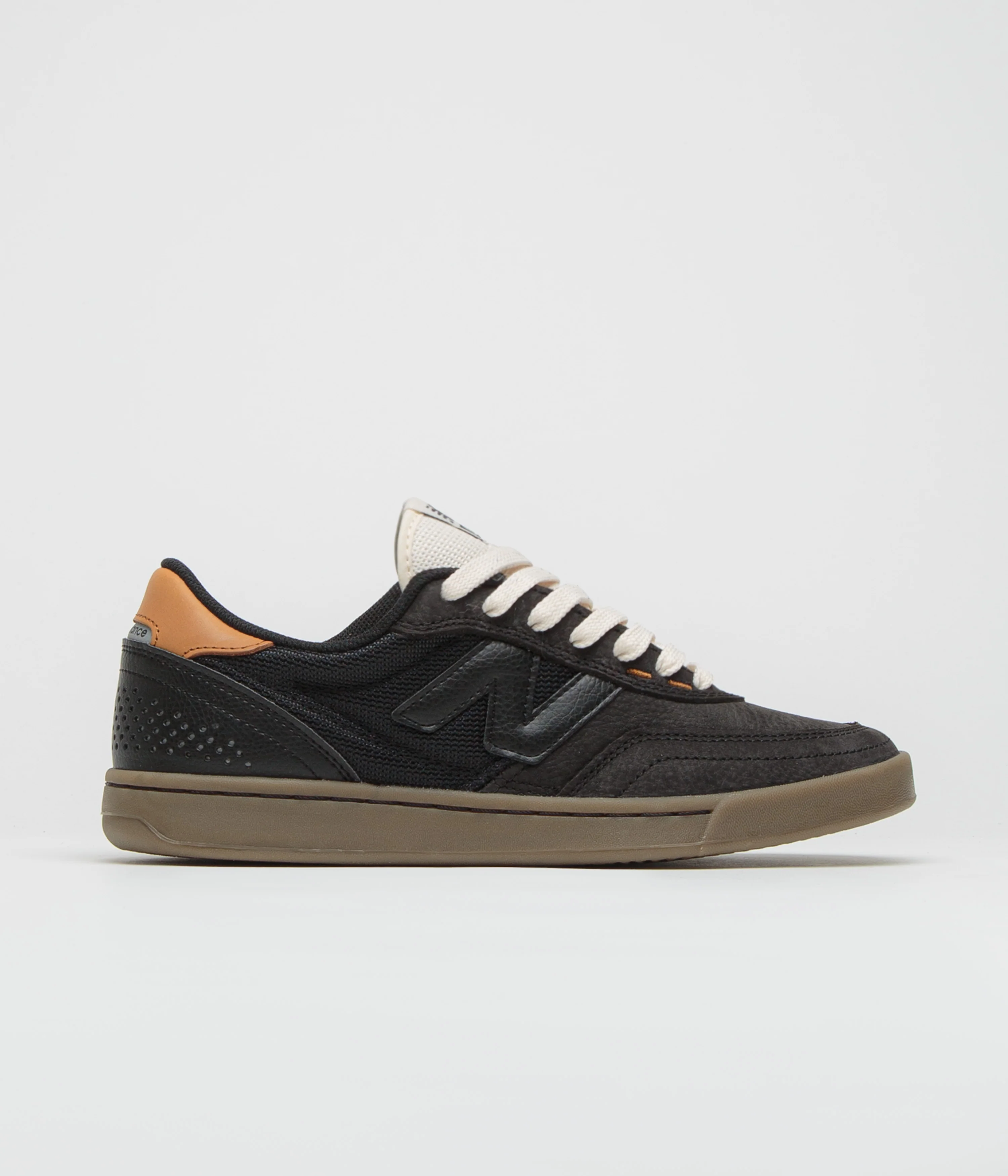 New Balance Numeric 440 Shoes - Black / Gum / Orange