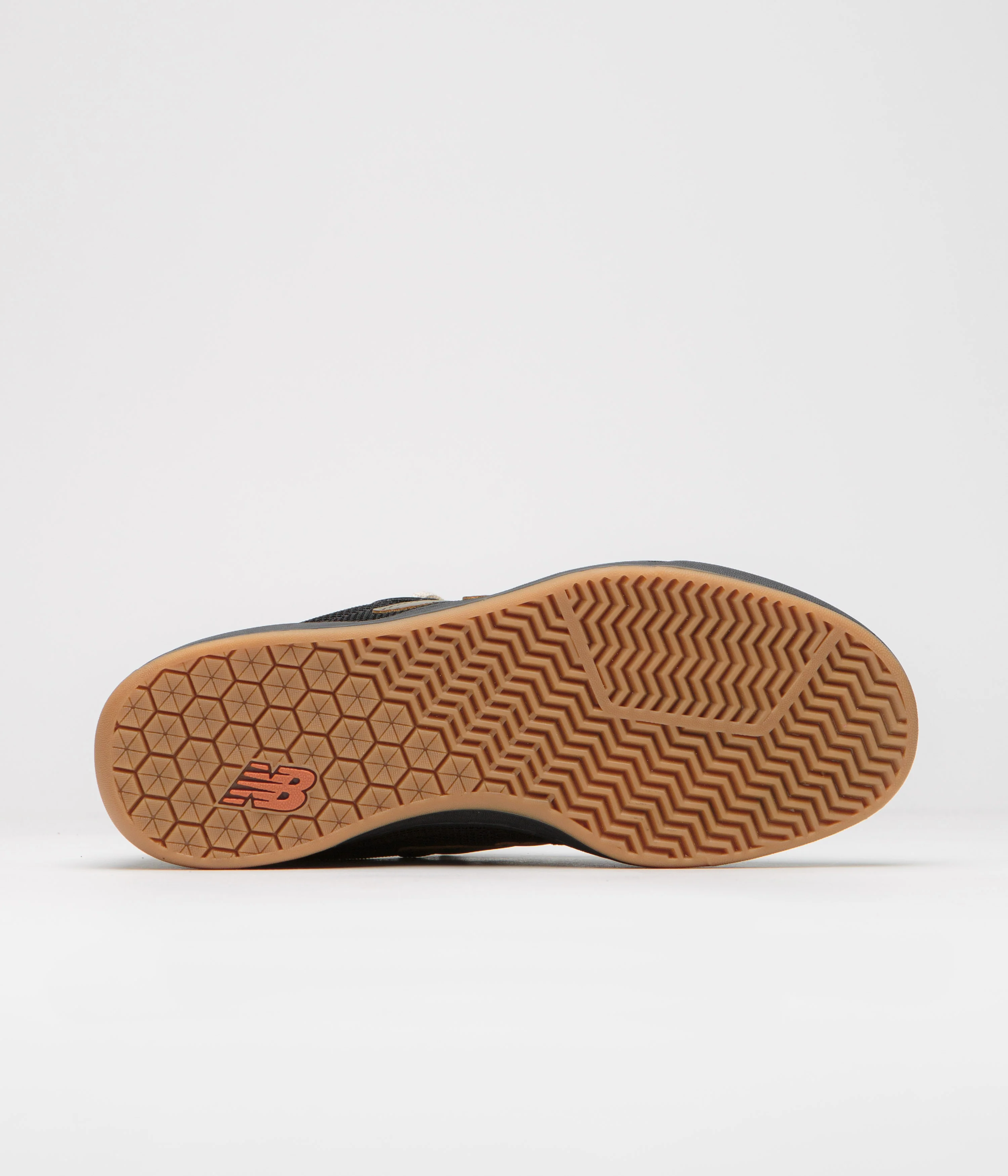 New Balance Numeric 440 Shoes - Black / Olive / Gum - Image 6
