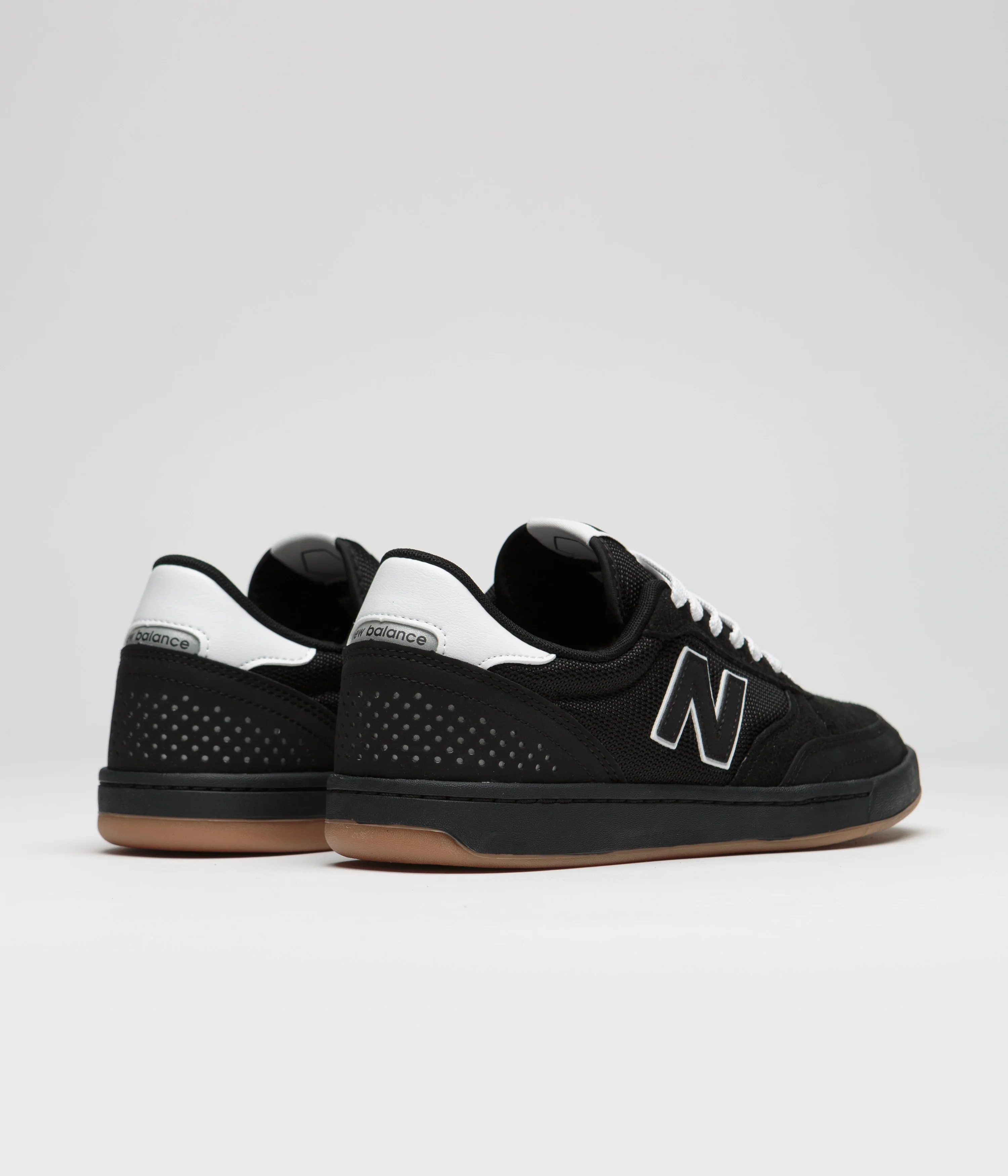 New Balance Numeric 440 Shoes - Black / White / Black - Image 4