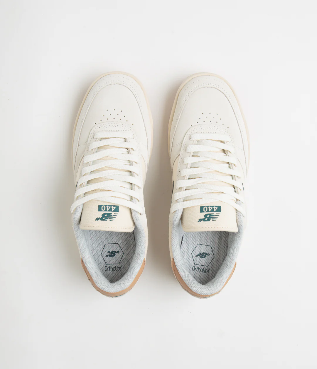 New Balance Numeric 440 Shoes - Sea Salt / Teal - Image 7