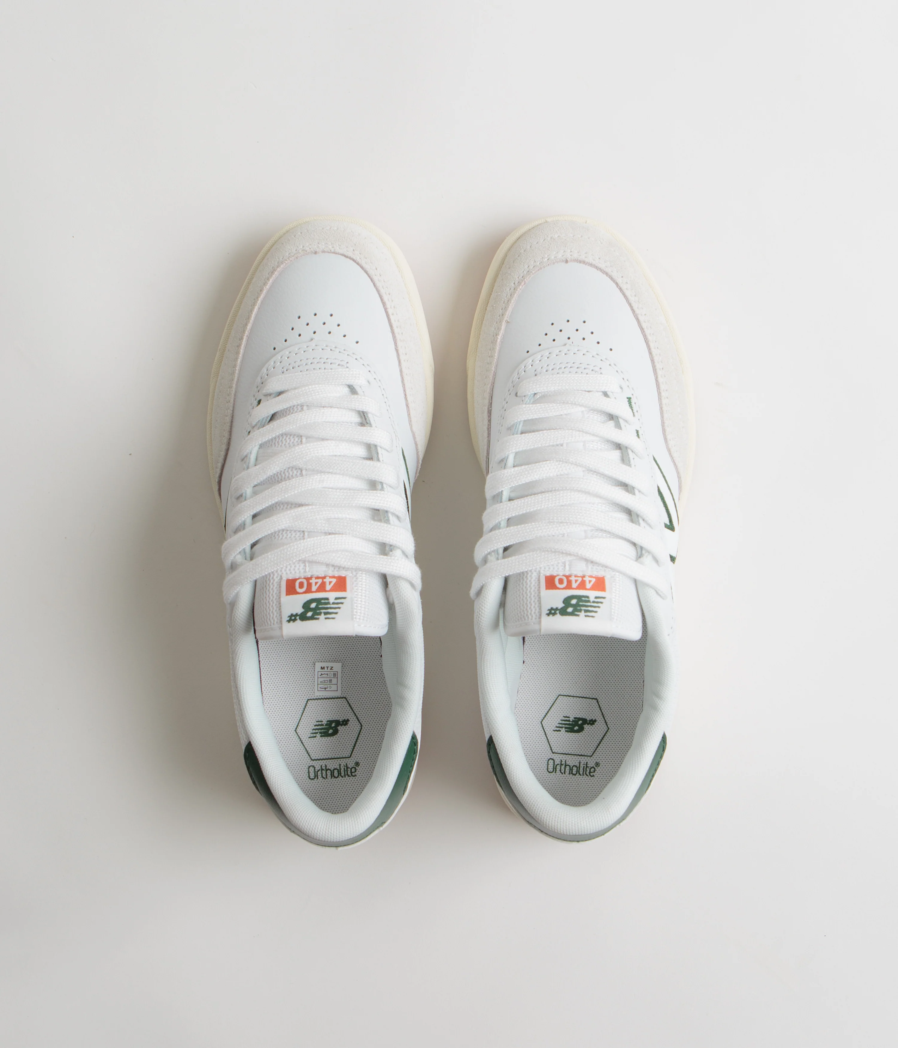 New Balance Numeric 440 Shoes - White / Green - Image 7