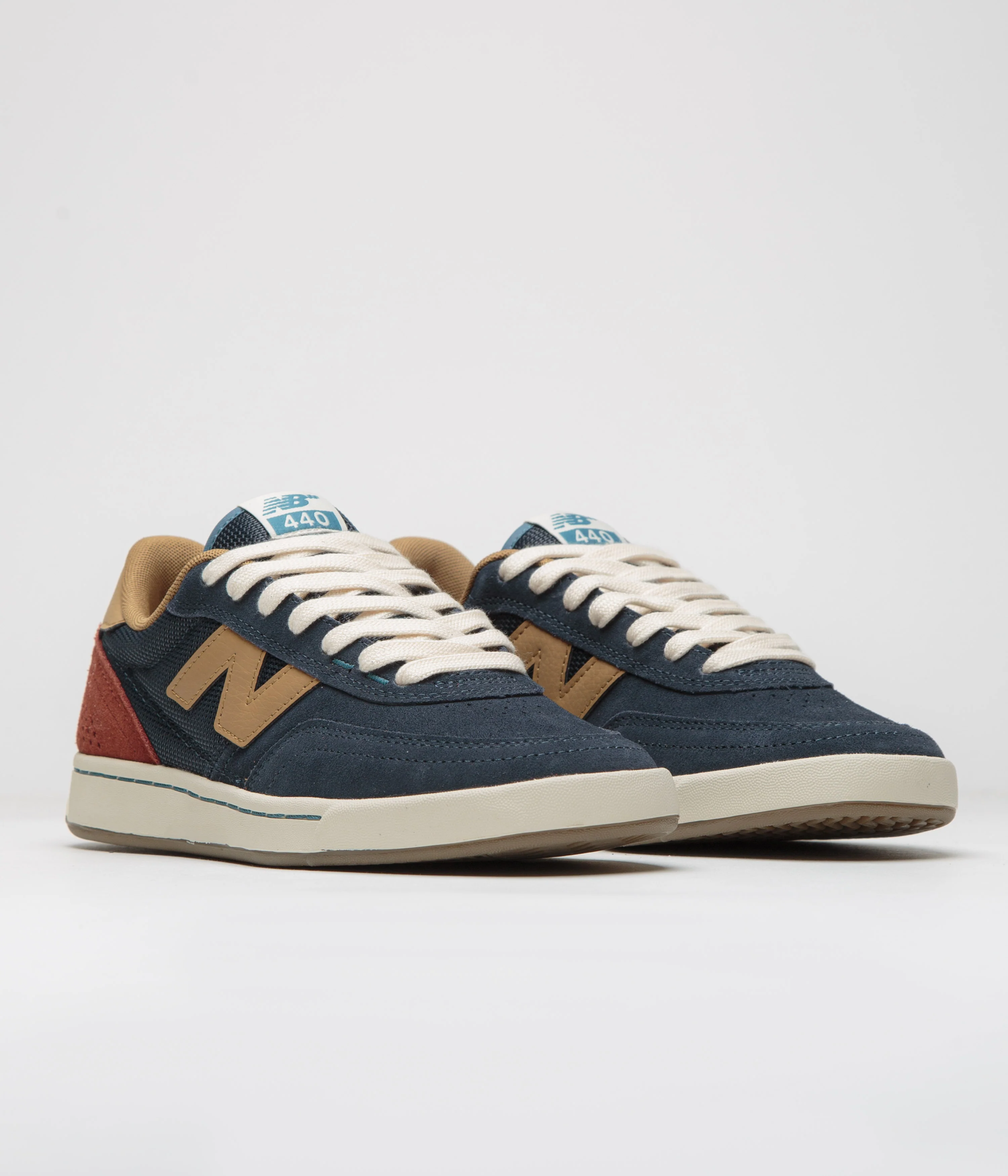 New Balance Numeric 440 V2 Shoes - Navy / Tan - Image 2