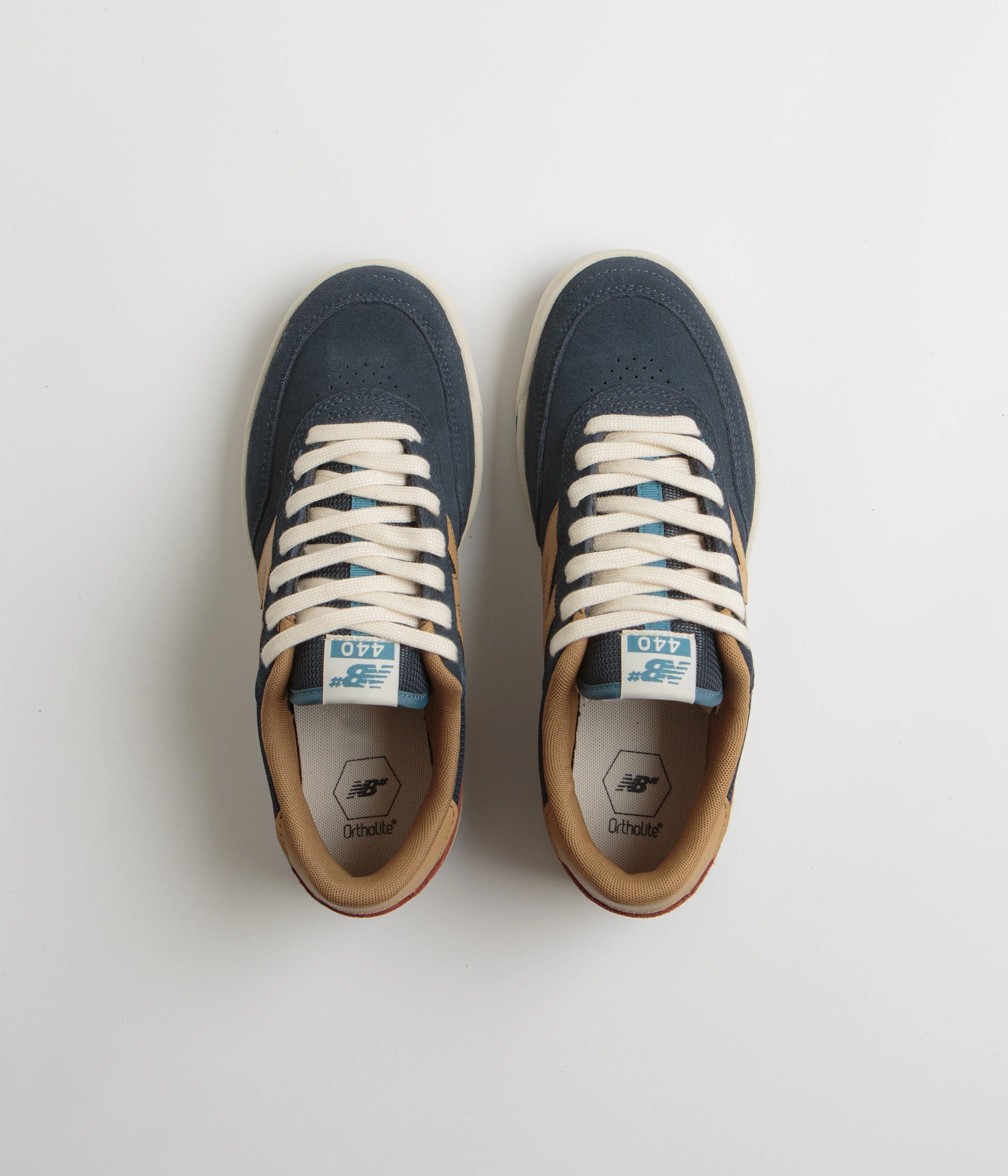 New Balance Numeric 440 V2 Shoes - Navy / Tan - Image 7