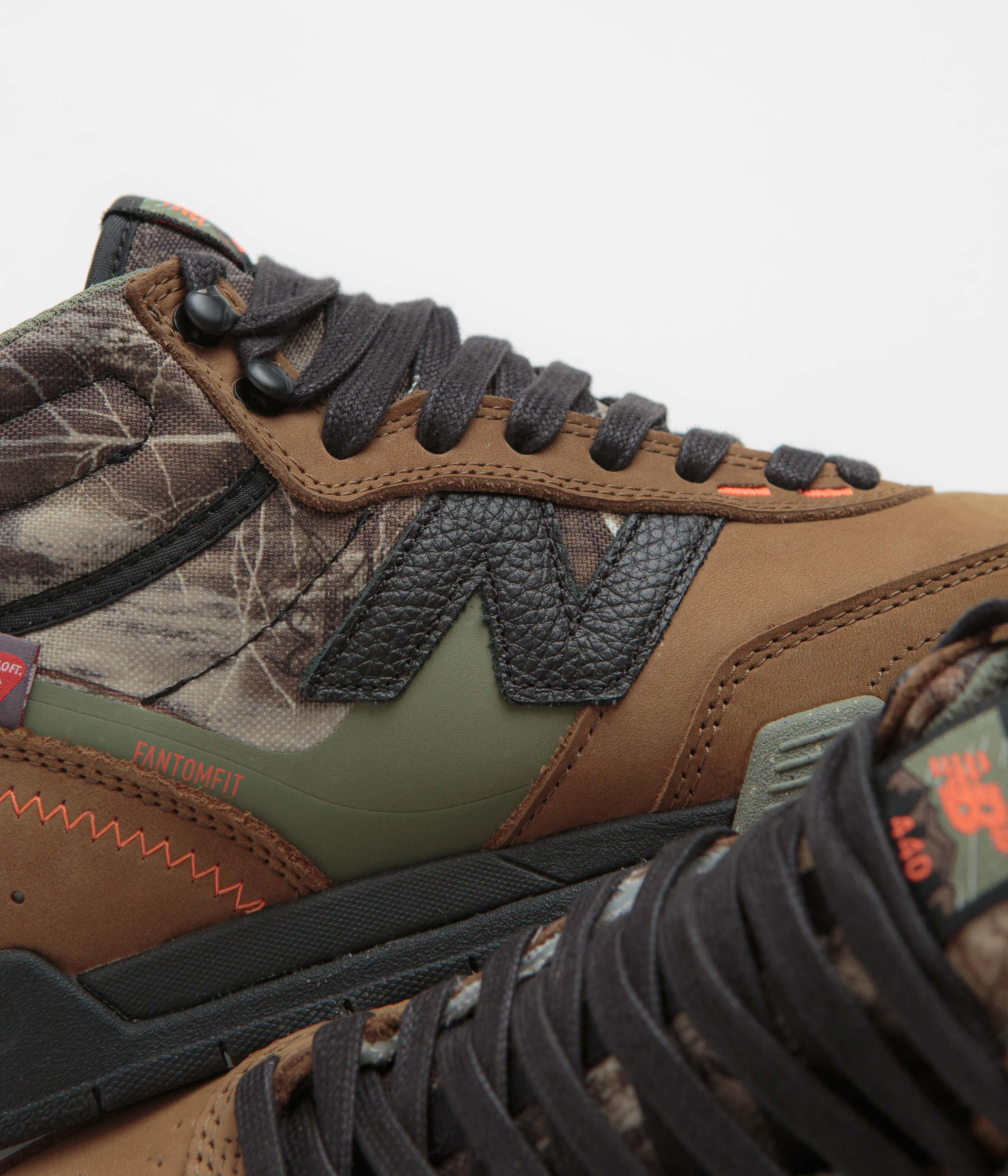 New Balance Numeric 440 V2 Trail High Shoes - Woodland / Black - Image 3