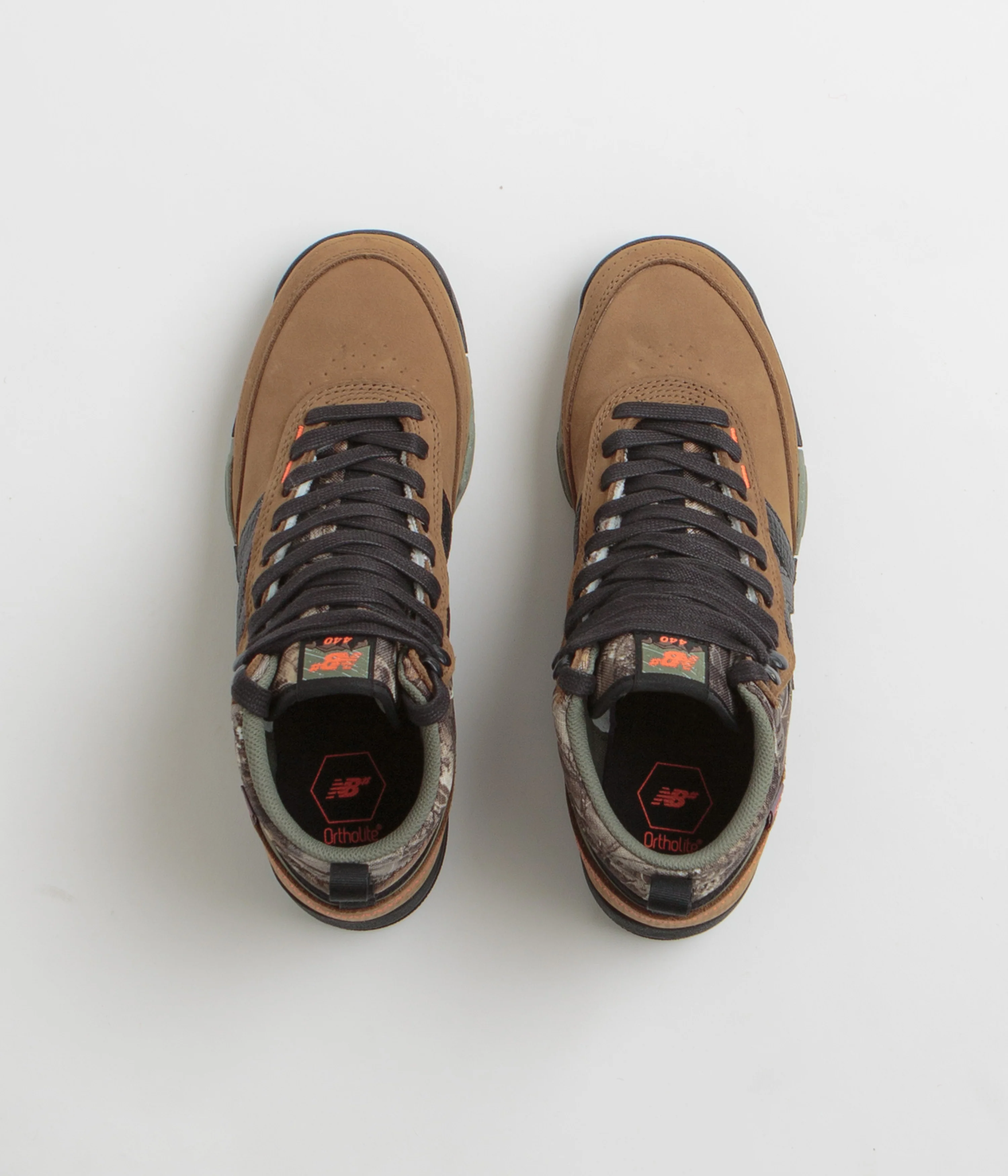 New Balance Numeric 440 V2 Trail High Shoes - Woodland / Black - Image 7
