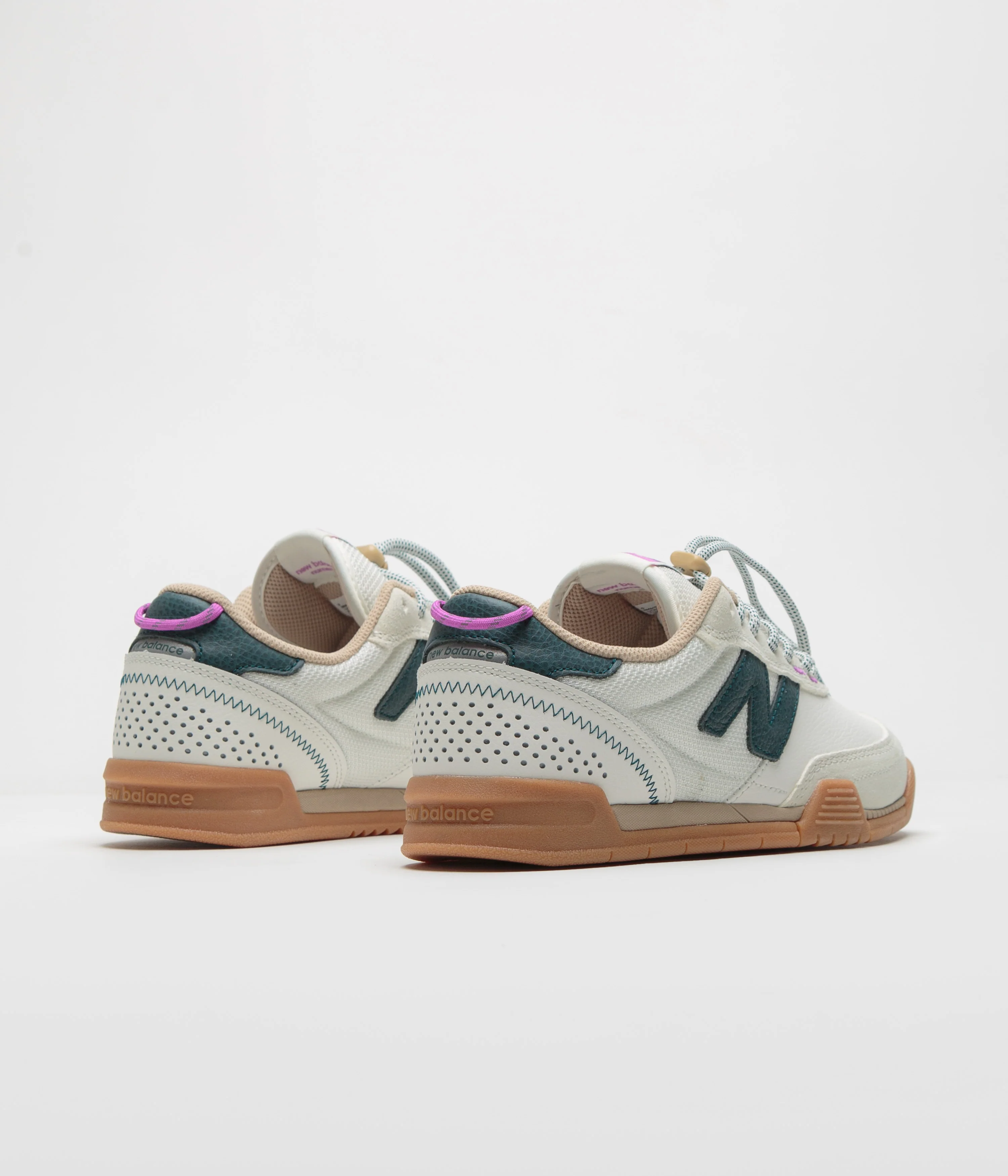 New Balance Numeric 440 V2 Trail Shoes - Sea Salt / Gum - Image 4