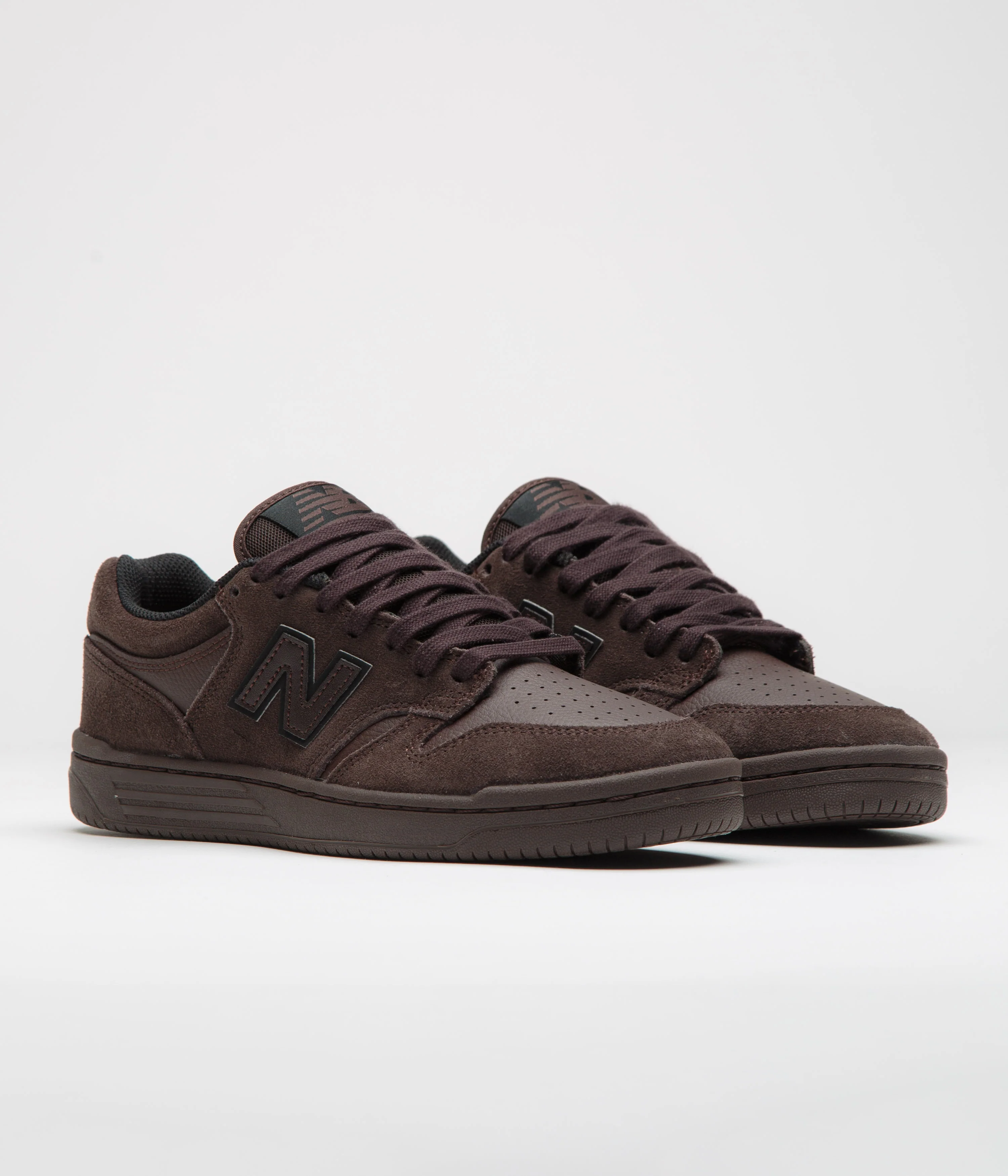 New Balance Numeric 480 Shoes - Chocolate / Chocolate - Image 2