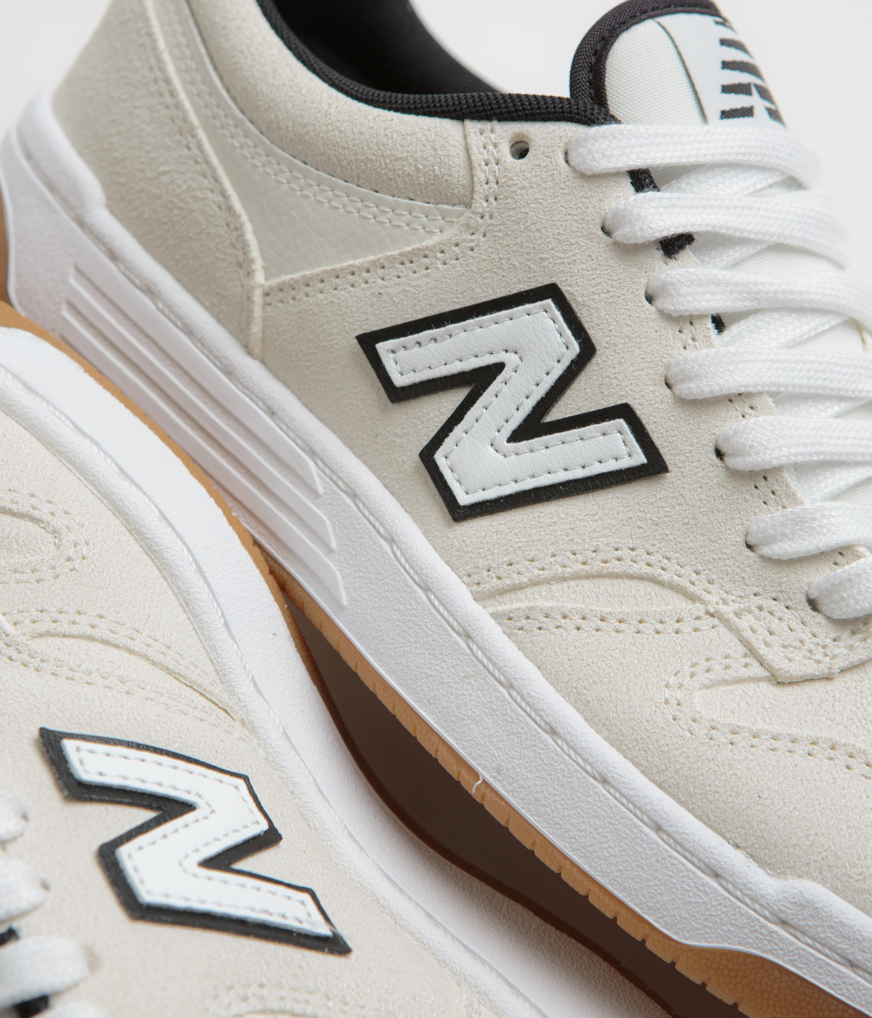New Balance Numeric 480 Shoes - Cream / White - Image 3