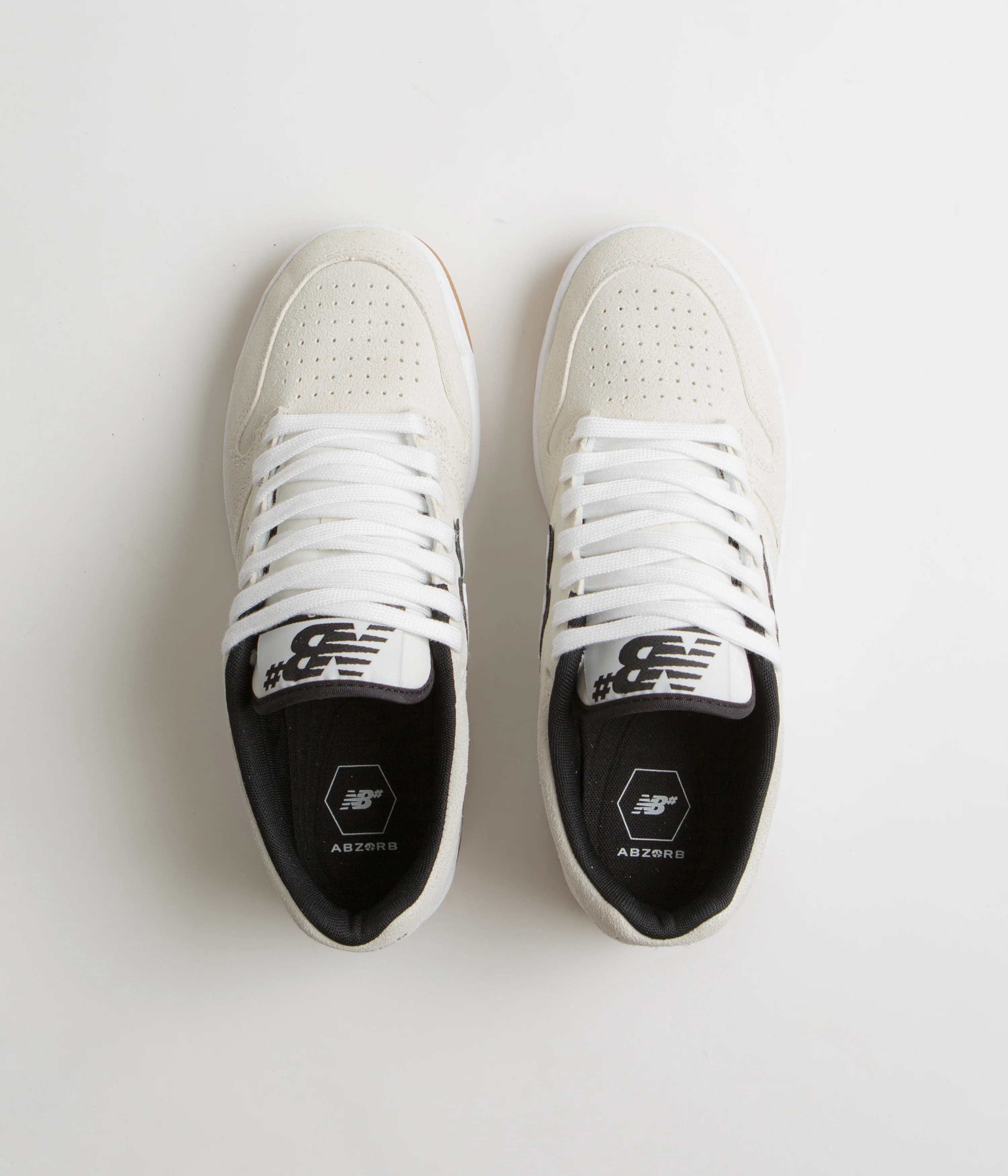 New Balance Numeric 480 Shoes - Cream / White - Image 7