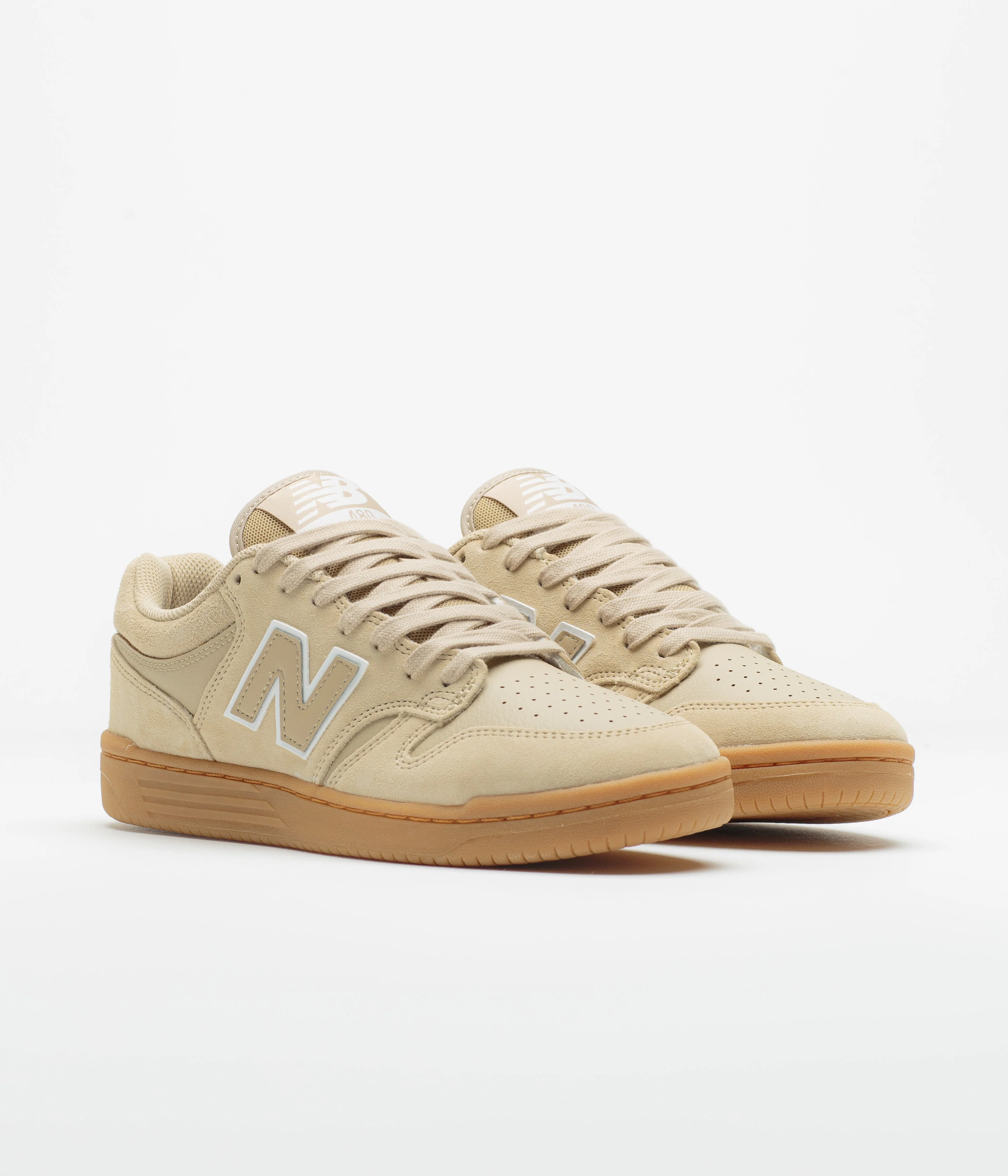 New Balance Numeric 480 Shoes - Incense / Gum - Image 2